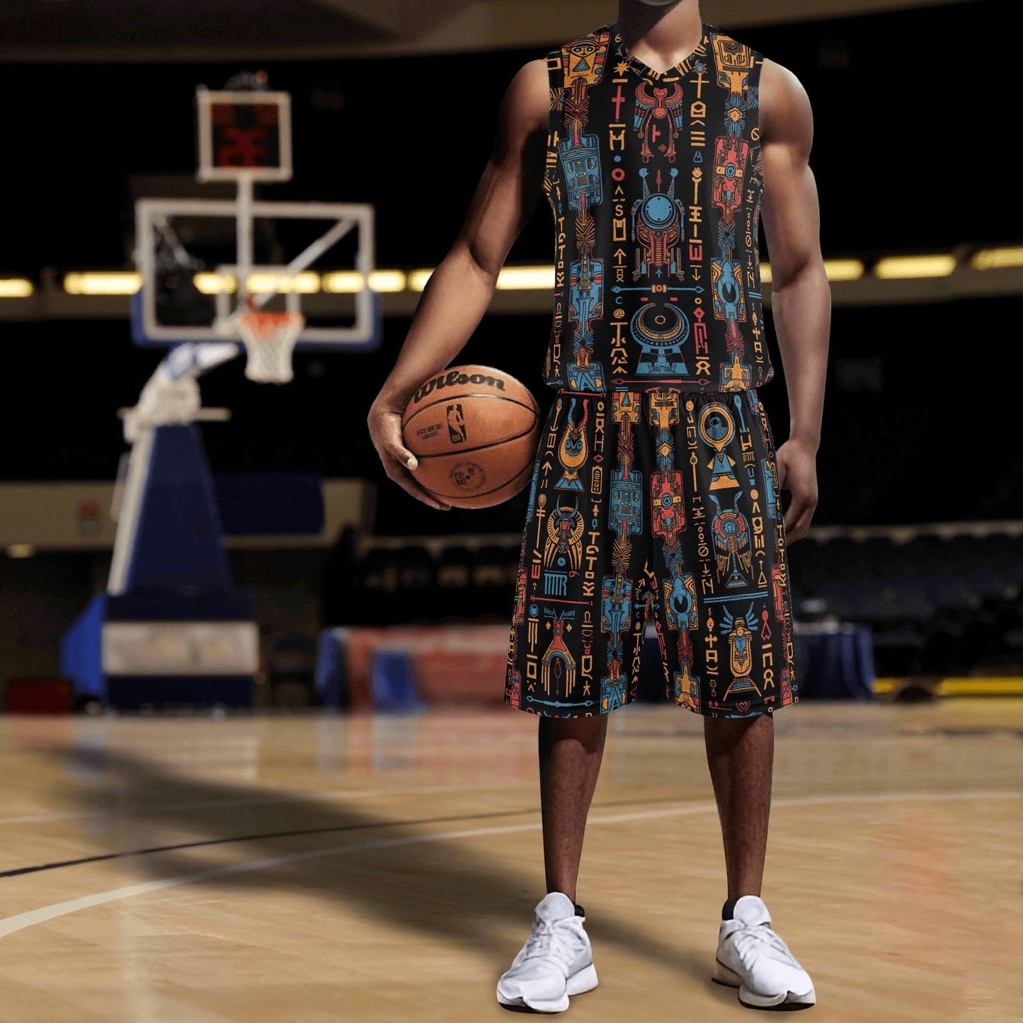 Hyrographics adult Basketball Jersey by Highets Evolution