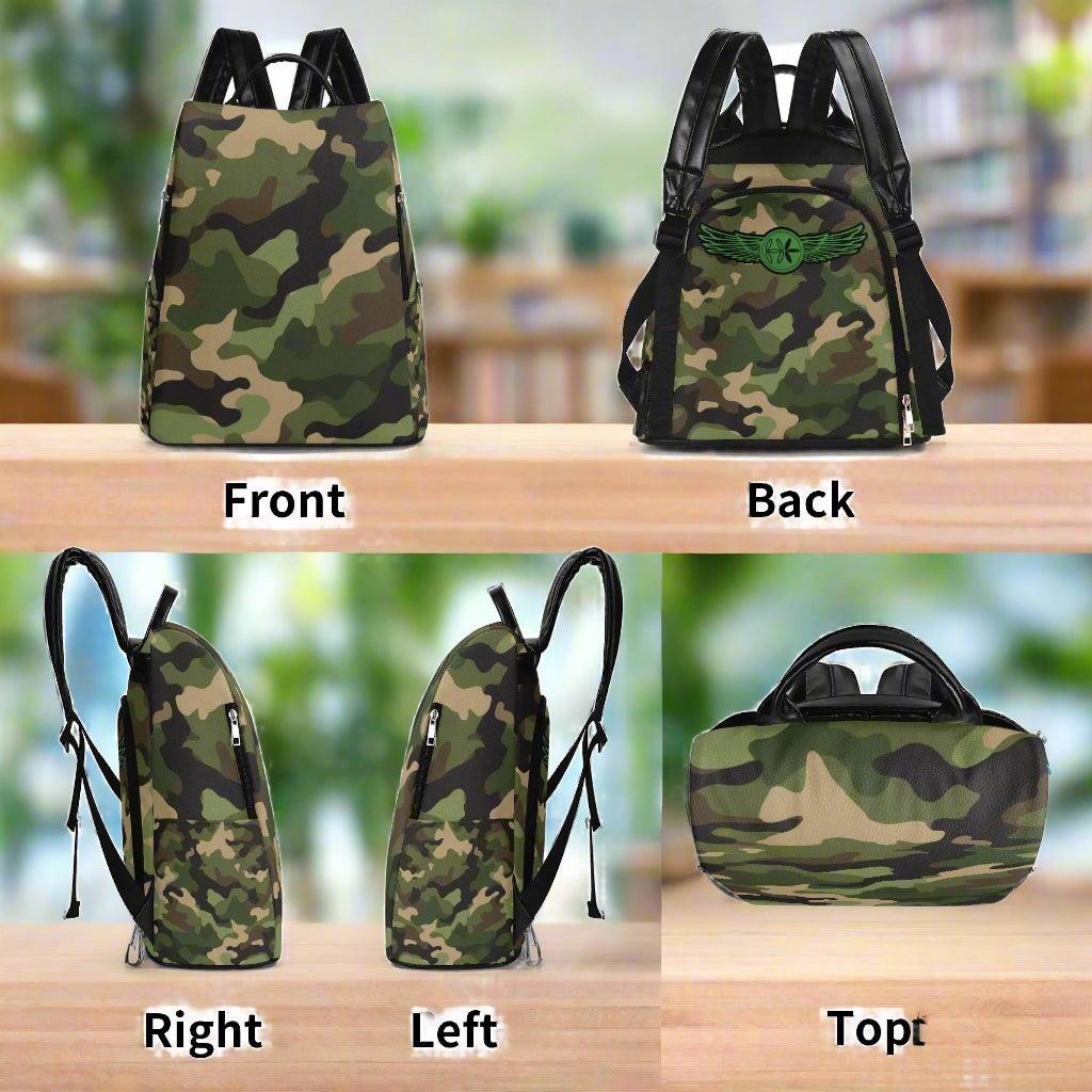 Jungle Camo Backpack By Highest Evolution