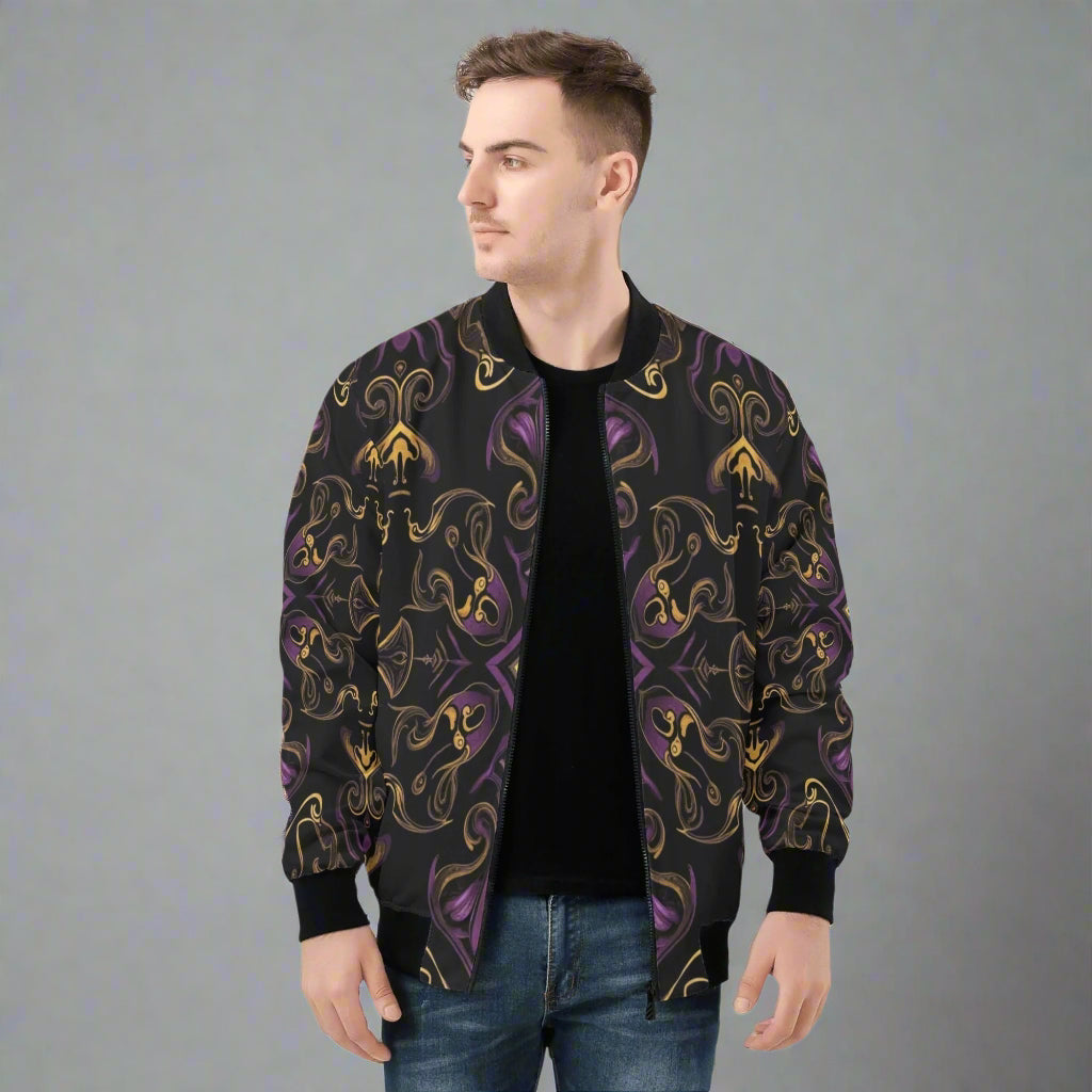 High Royal Graphics Bomber Jacket by Highest Evolution