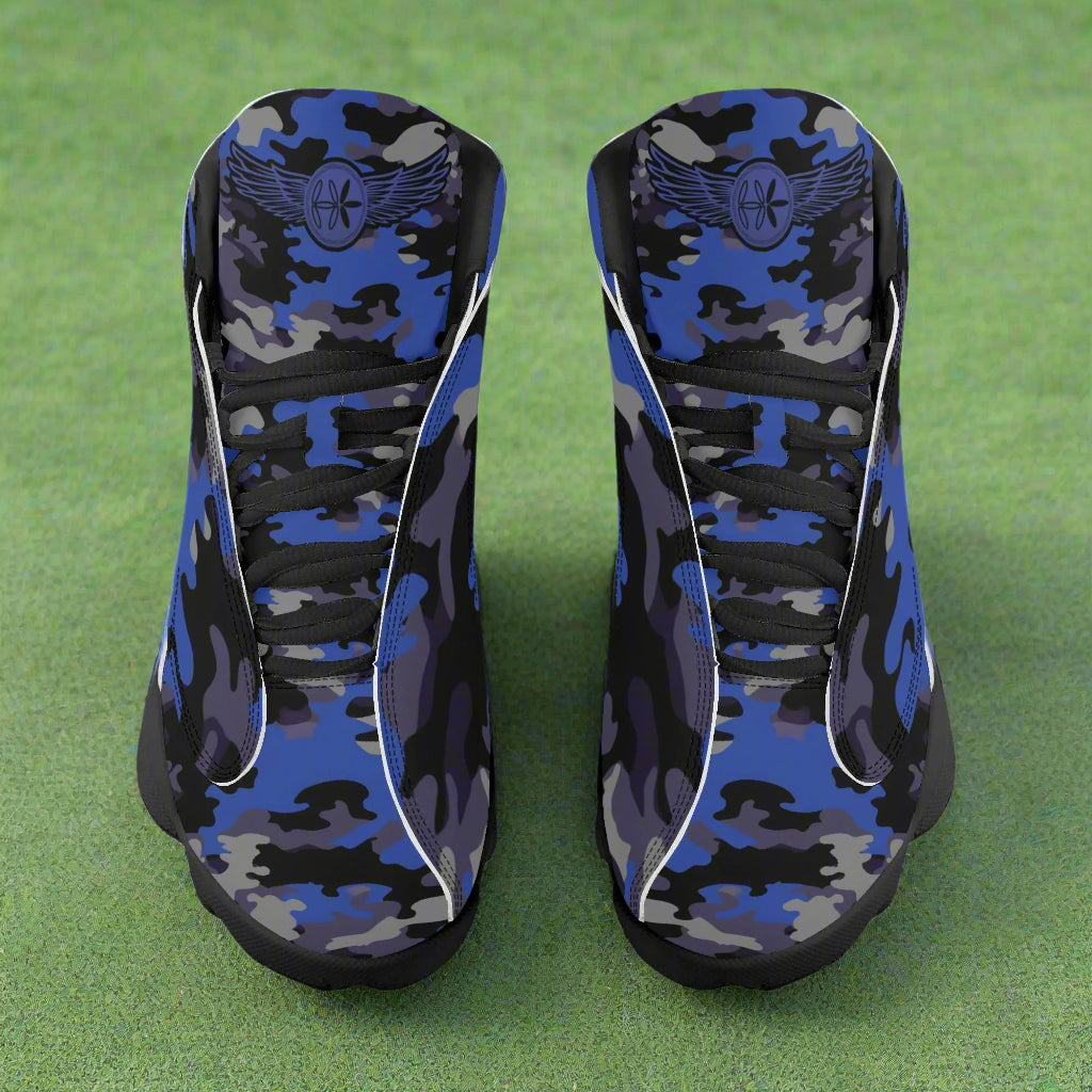 Blue Camo Sneakers for men by Highest Evolution