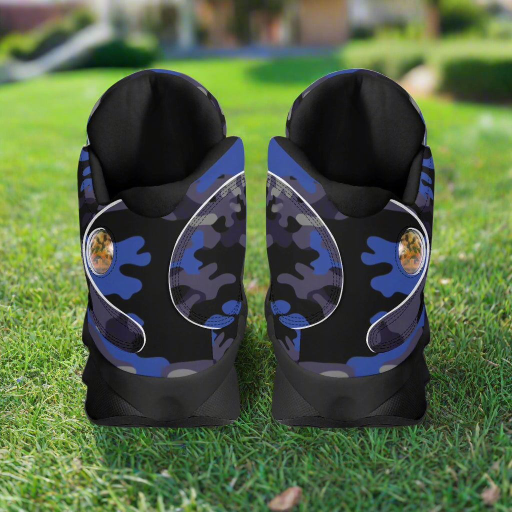 Blue Camo Sneakers for men by Highest Evolution
