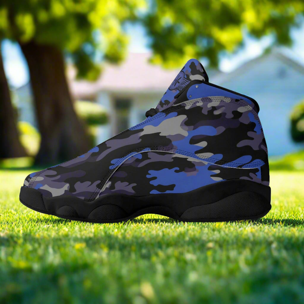 Blue Camo Sneakers for men by Highest Evolution