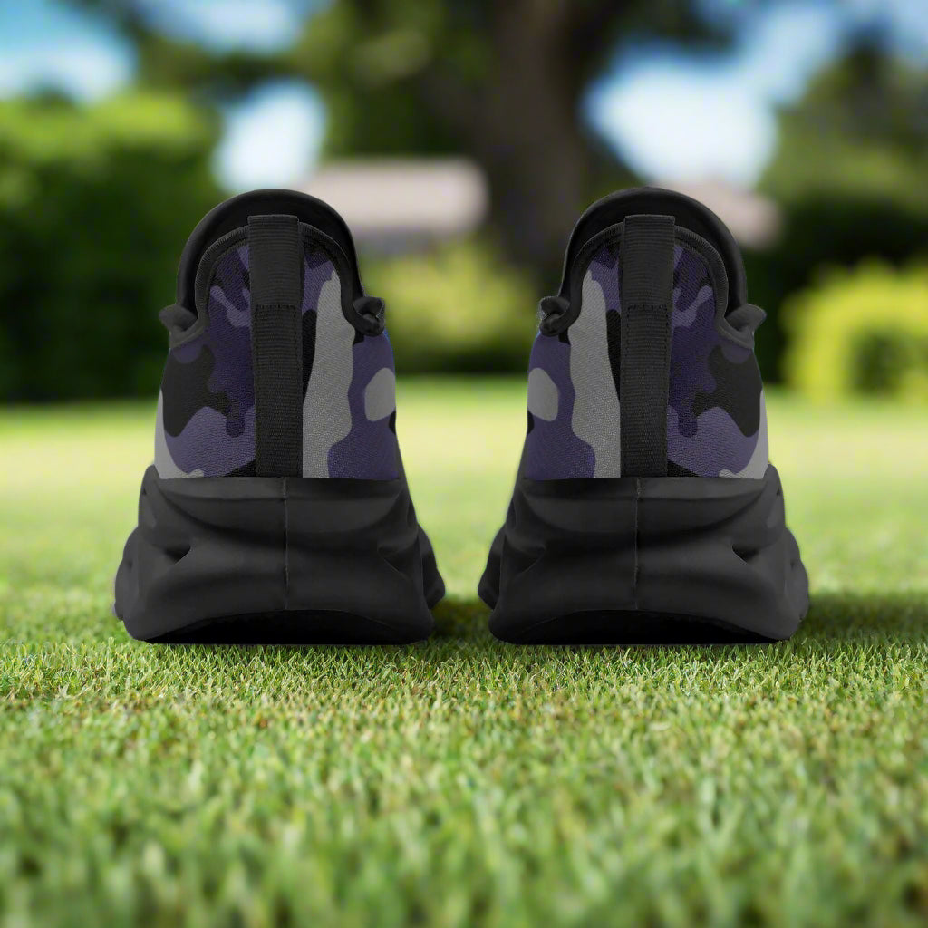 Blue Camo Runners by Highest Evolution