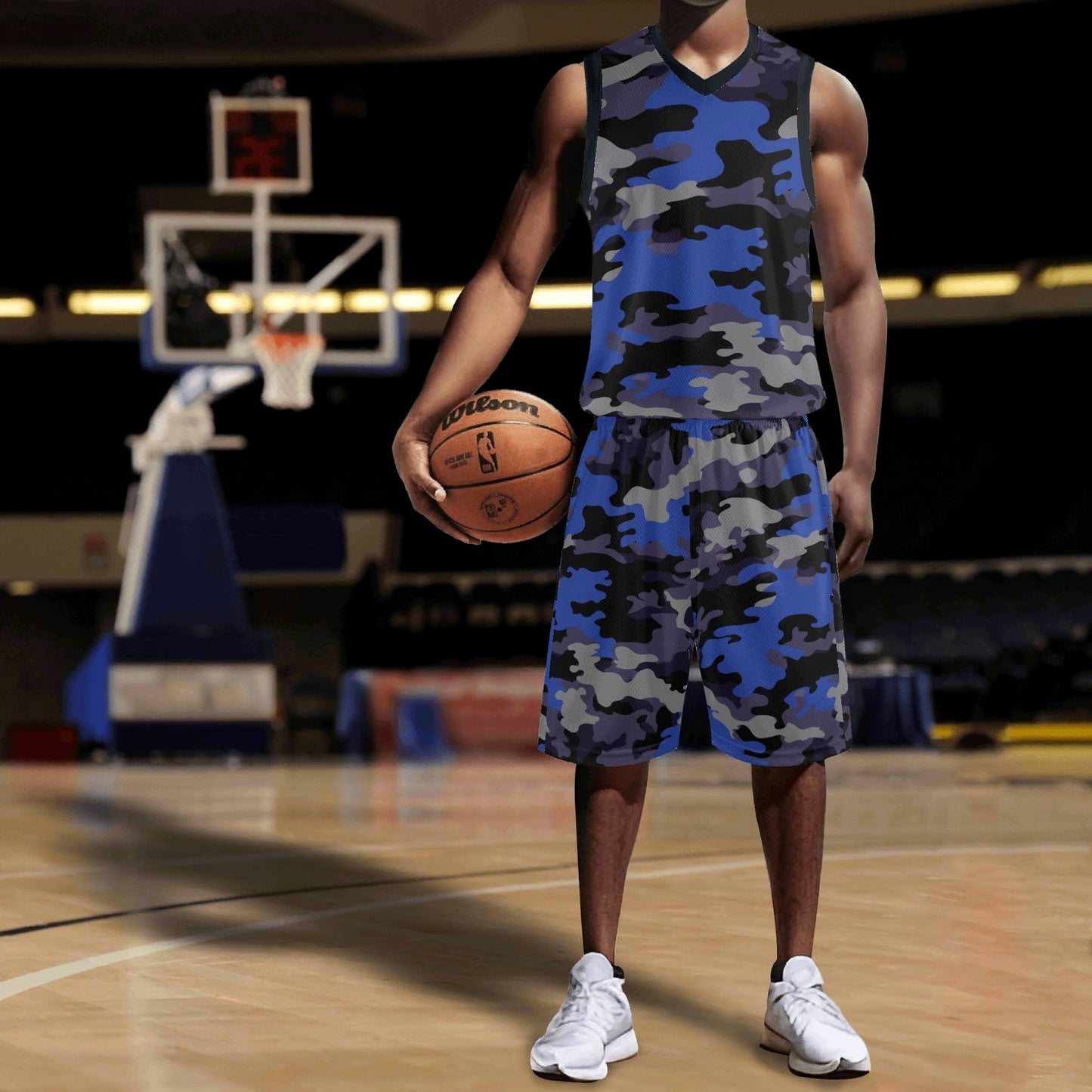 Blue Camo Jersey & Shorts by Highest Evolution