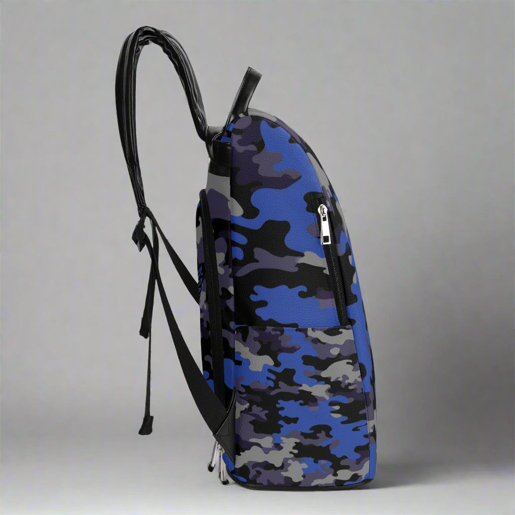 Blue Camo Backpack By Highest Evolution