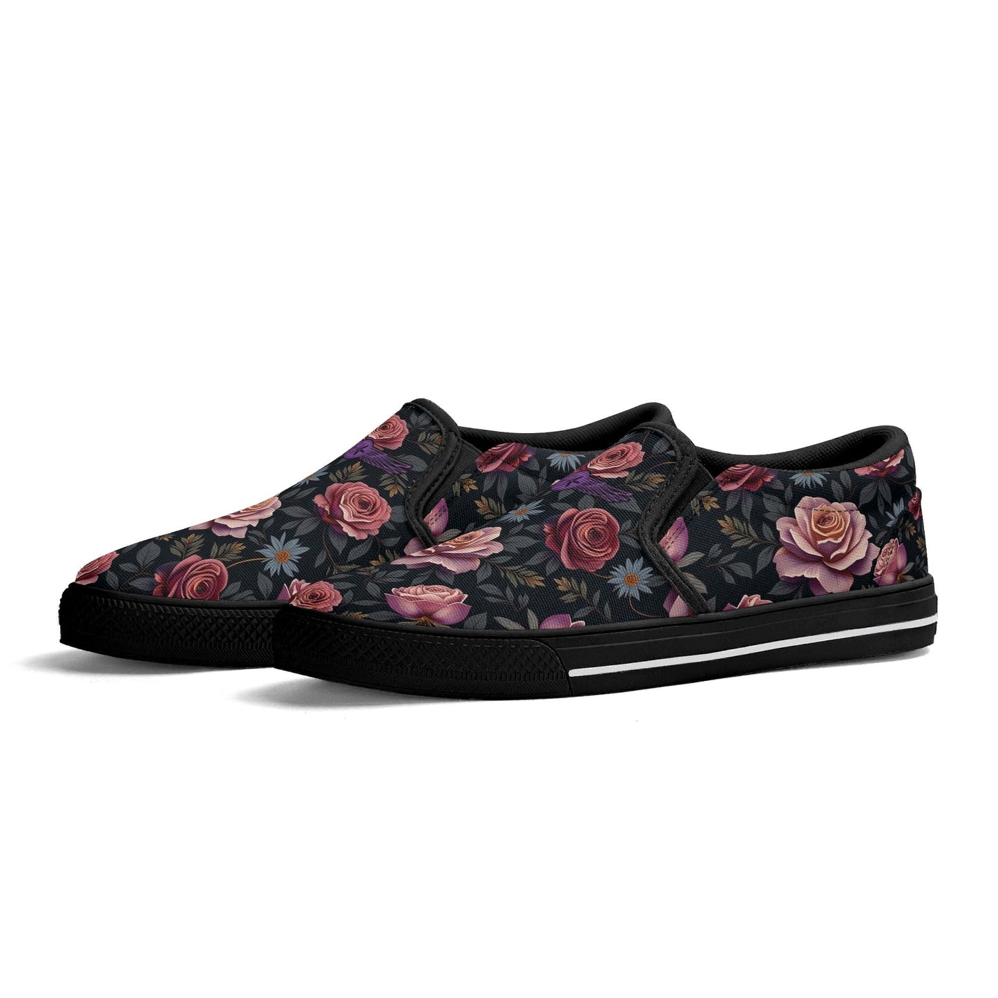 Womens Rose Garden Slip Ons by Highest Evolution