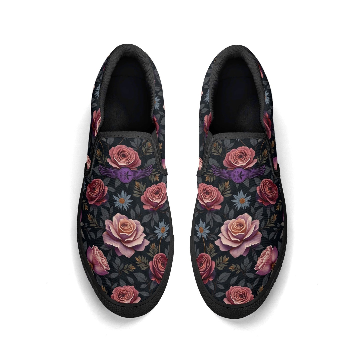 Womens Rose Garden Slip Ons by Highest Evolution