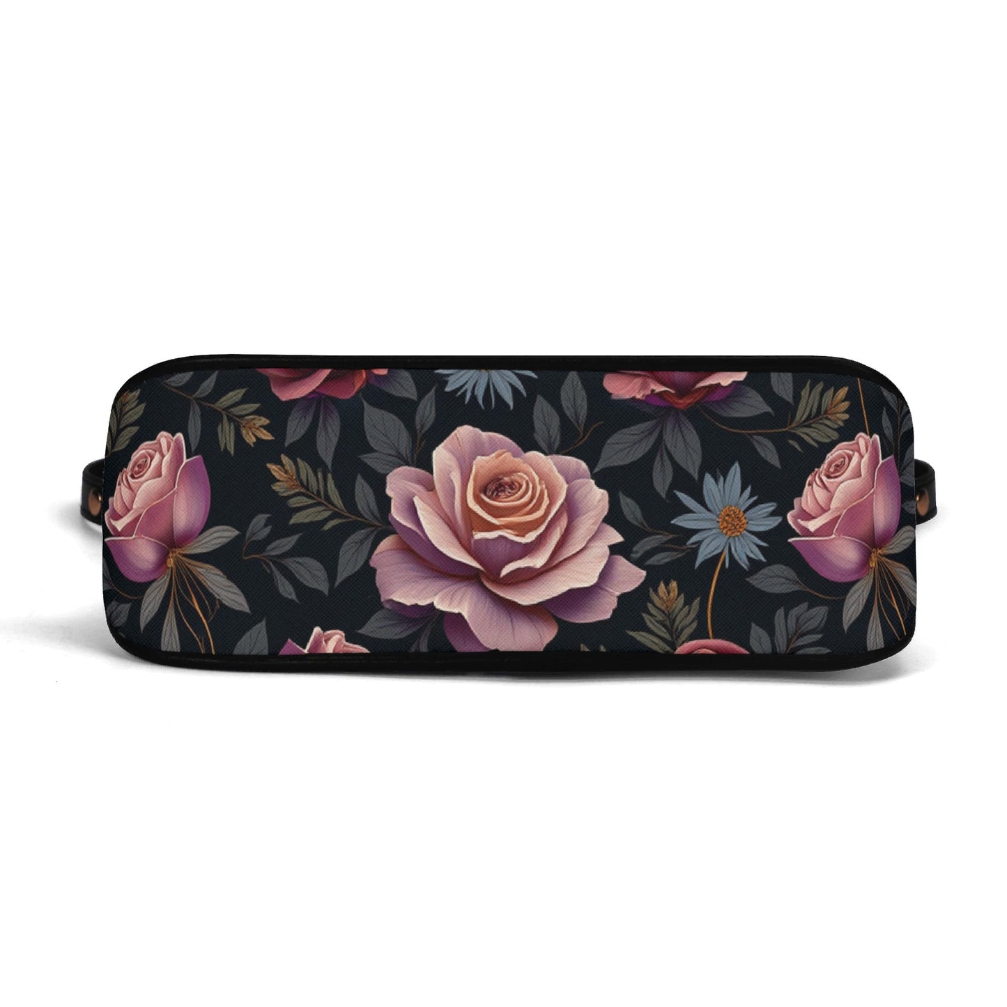 Lady Twill Leather Rose Garden Chain Shoulder Bag by Highest Evolution