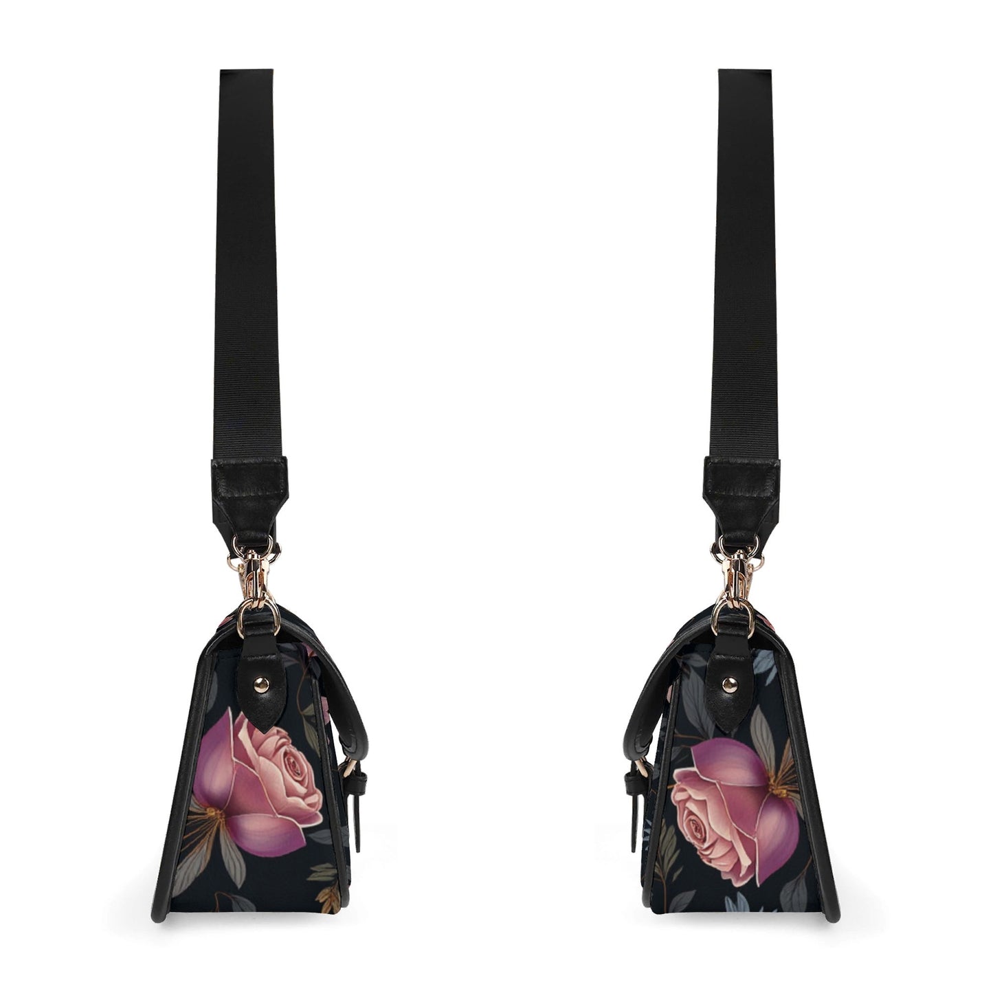 Womens Rose Garden Chain Crossbody Bag Square bag