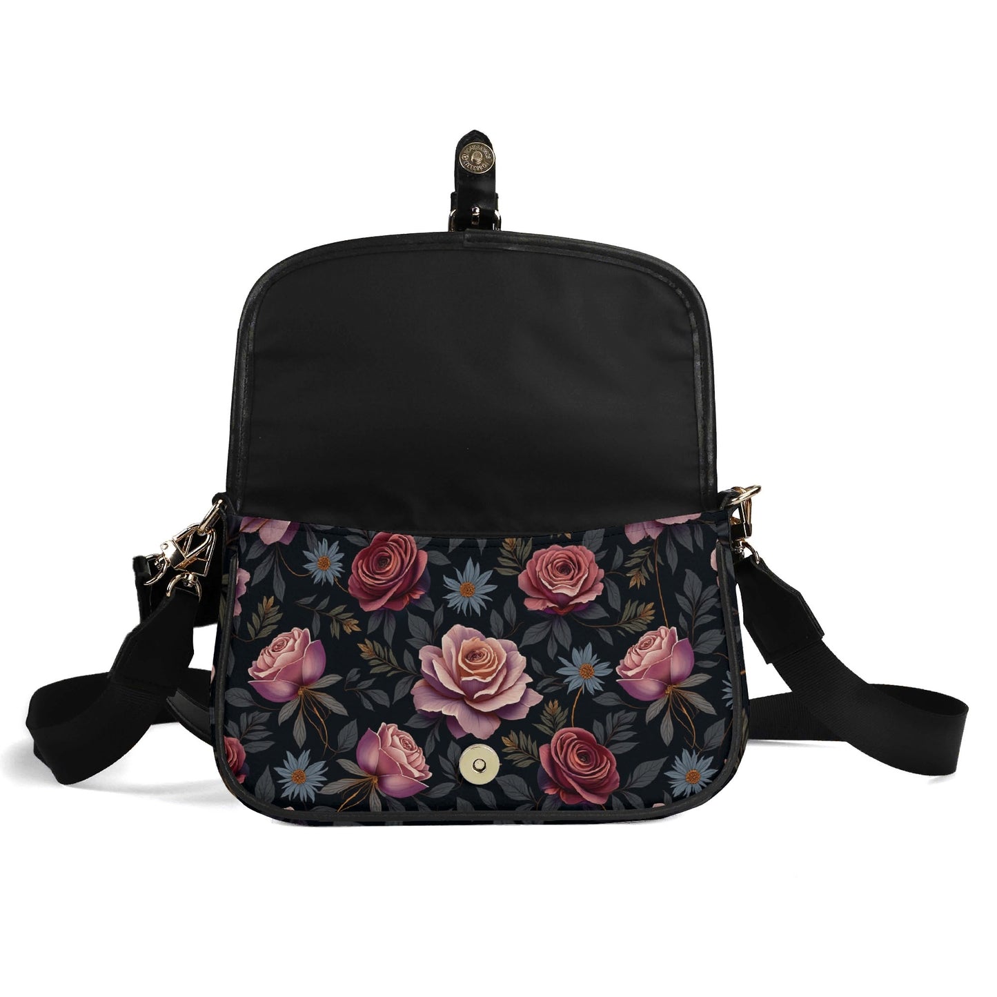 Womens Rose Garden Chain Crossbody Bag Square bag
