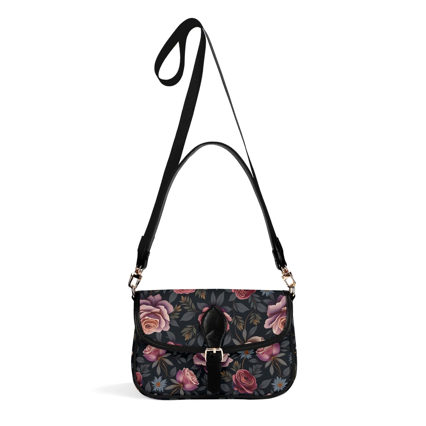 Womens Rose Garden Chain Crossbody Bag Square bag