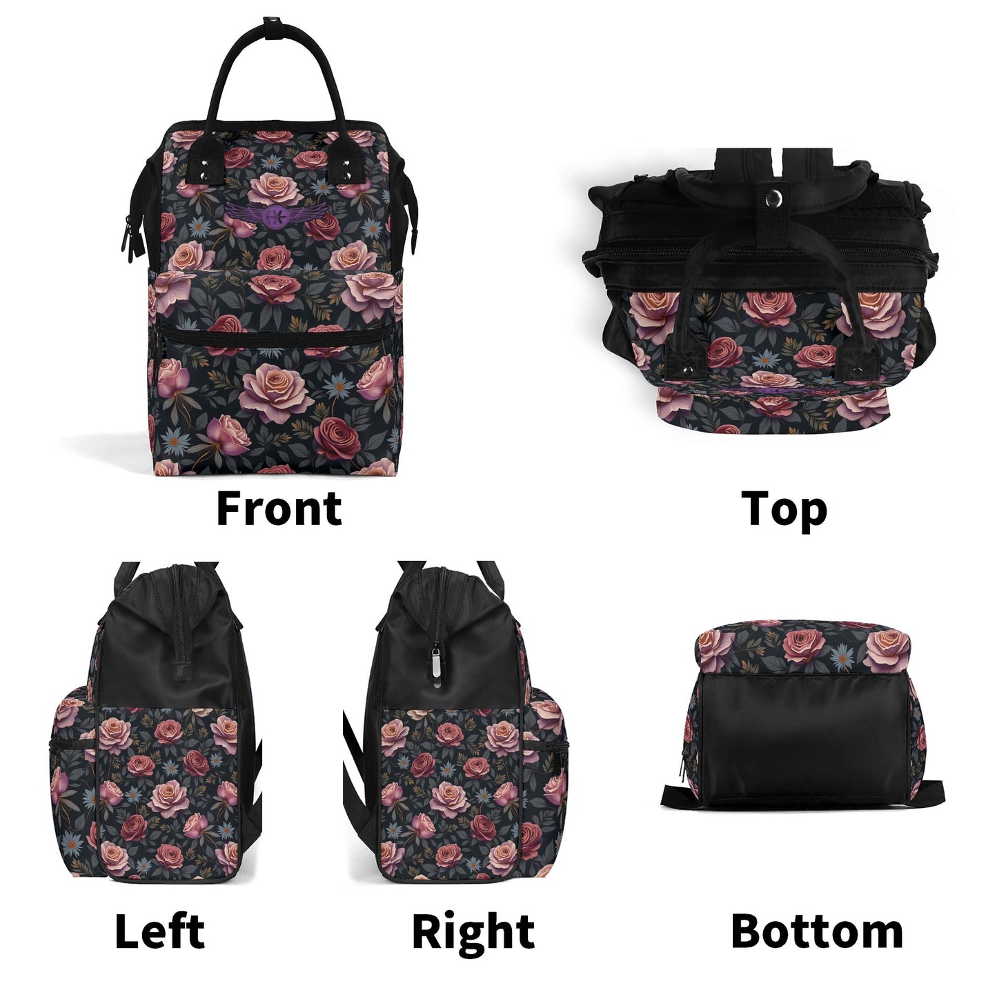 Rose Garden Diaper Bag by Highest Evolution