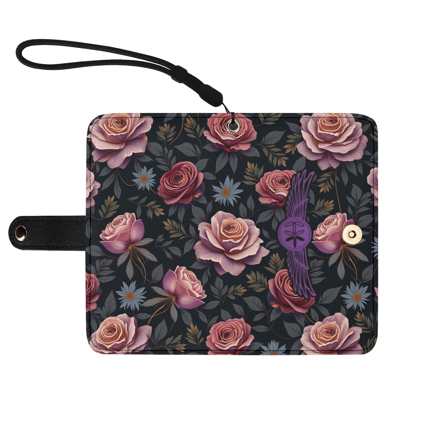 Rose Garden Leather Phone Case Cover by Highest Evolution