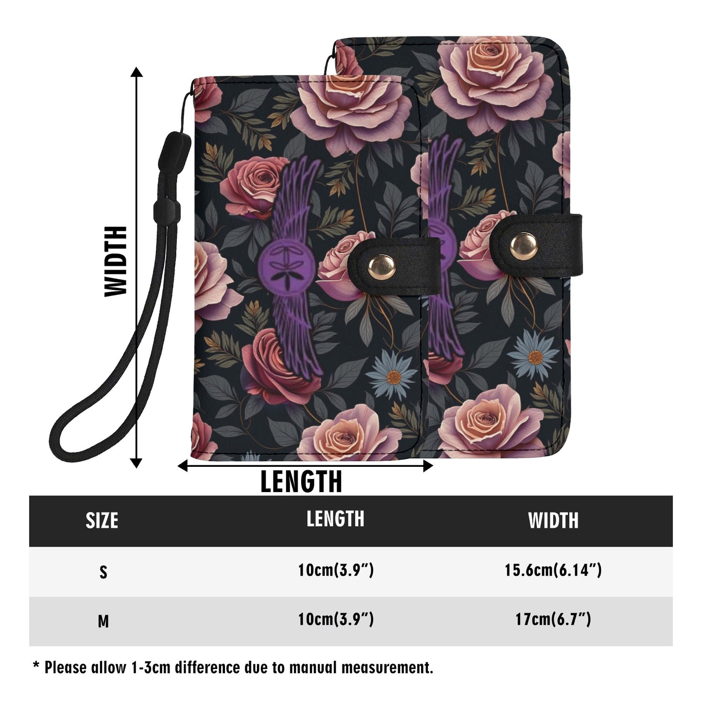 Rose Garden Leather Phone Case Cover by Highest Evolution