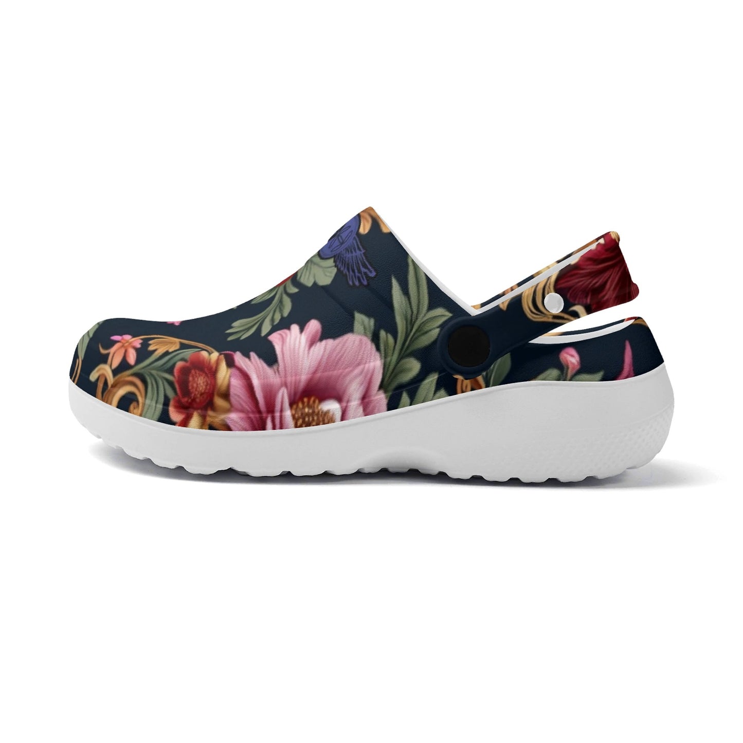Womens Royal Floral Nursing Sandals