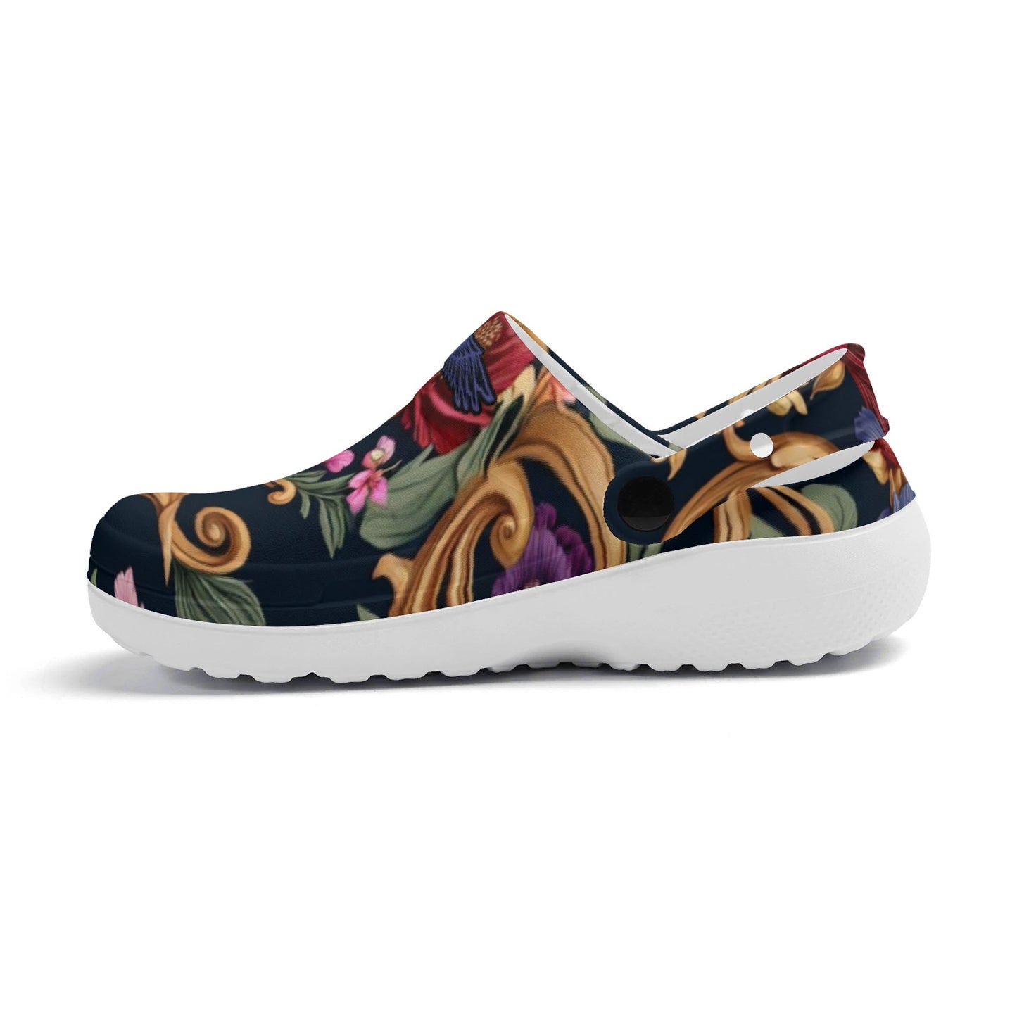 Womens Royal Floral Nursing Sandals