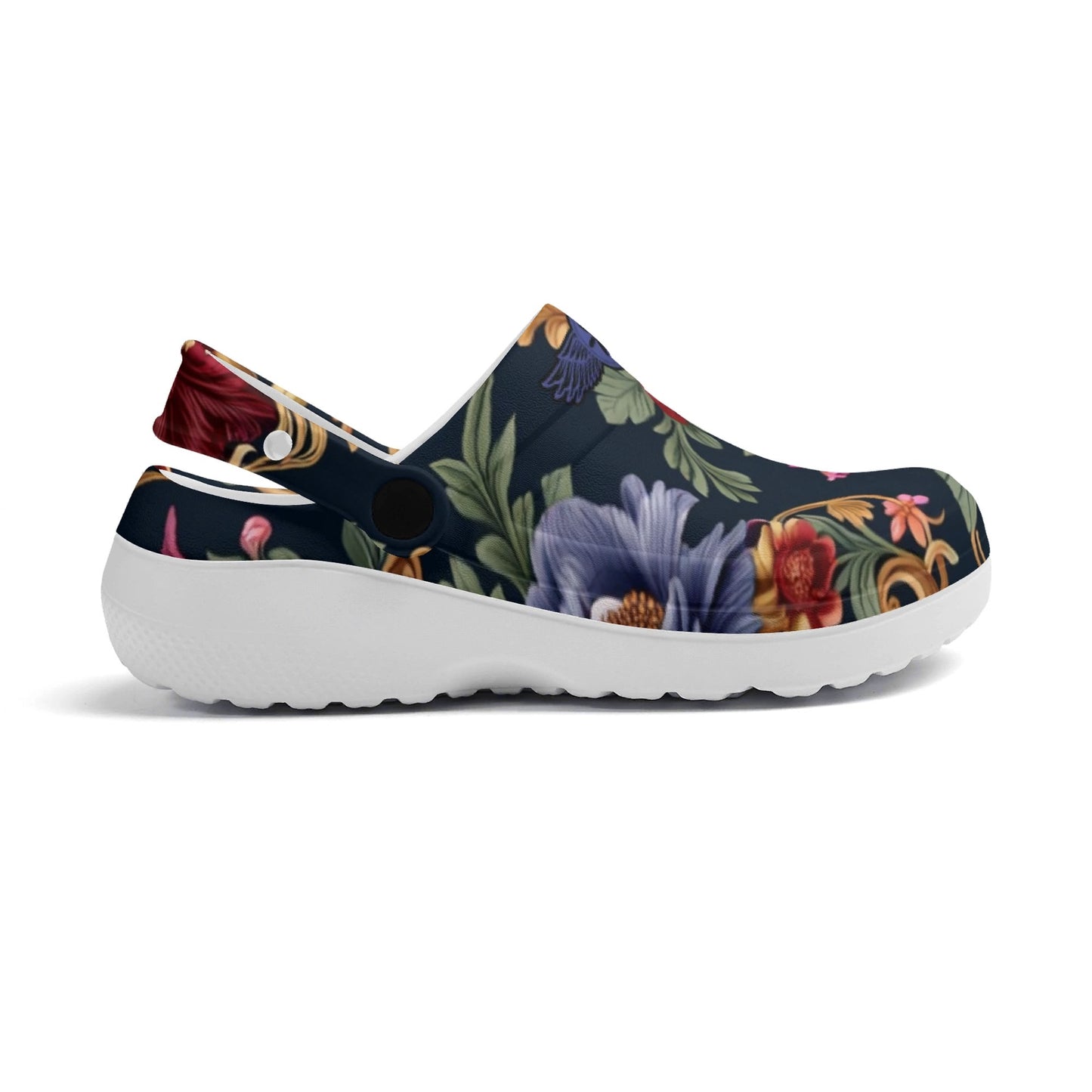 Womens Royal Floral Nursing Sandals