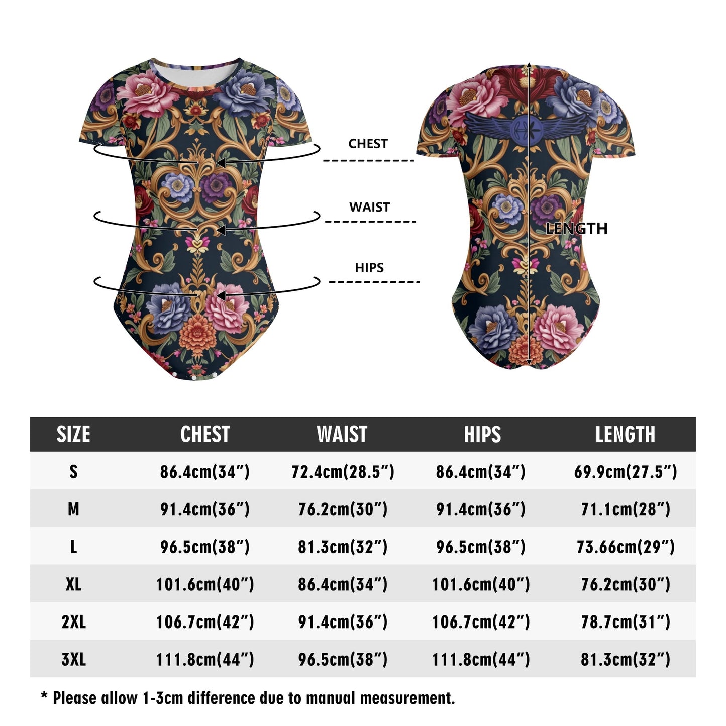 Womens Crew Neck Short Sleeve Slim Fit Bodysuit