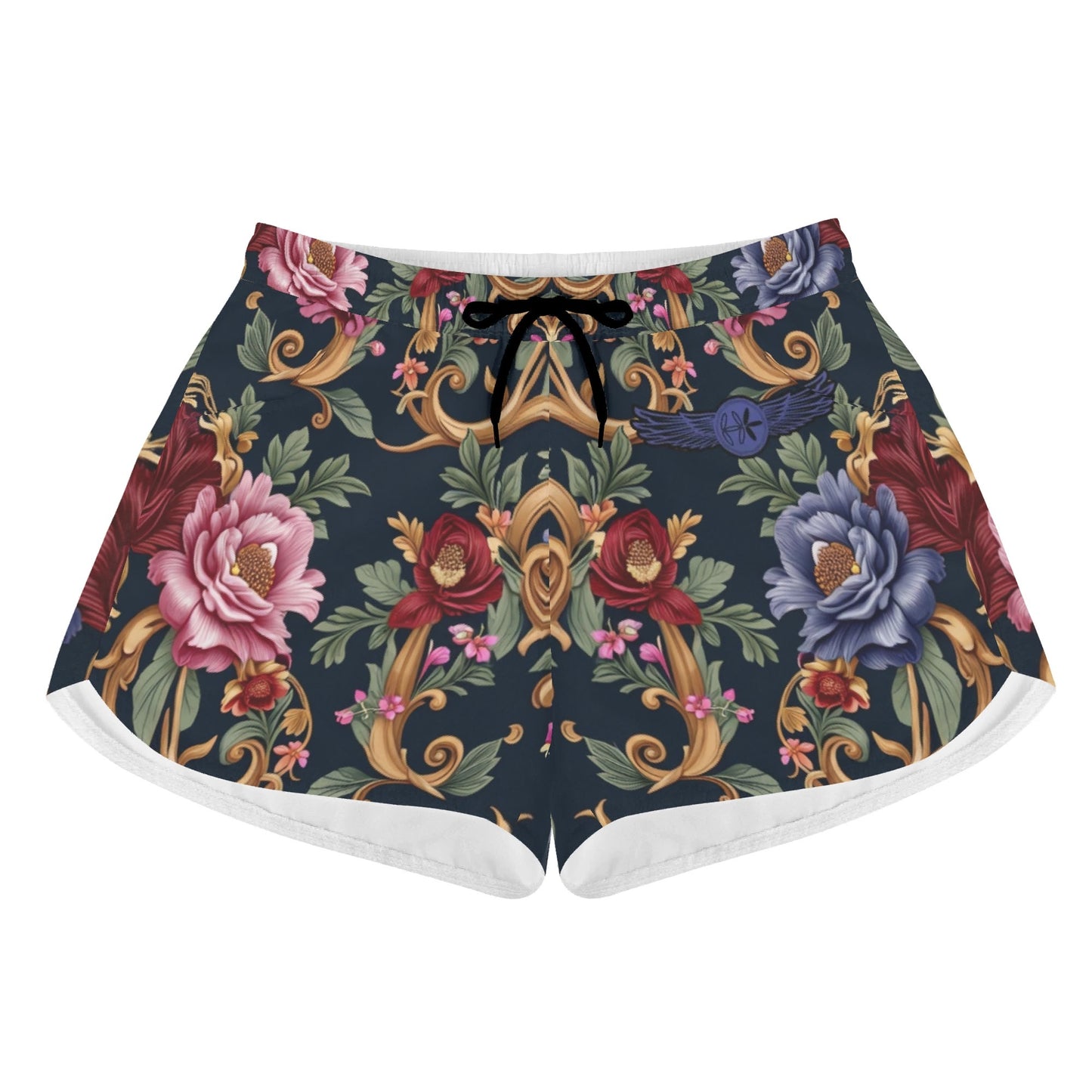 Womens All Over Print Casual Beach Shorts