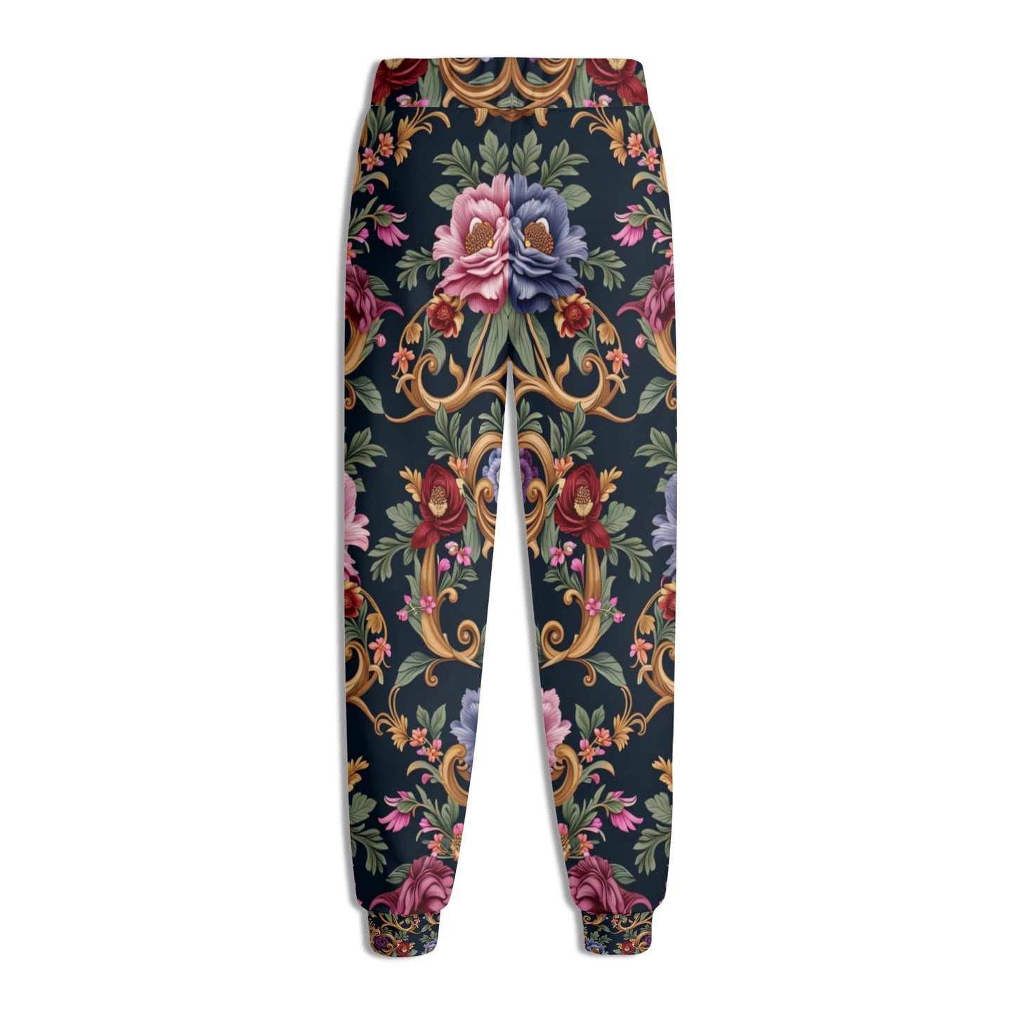 Womens Royal Floral Sweatpants