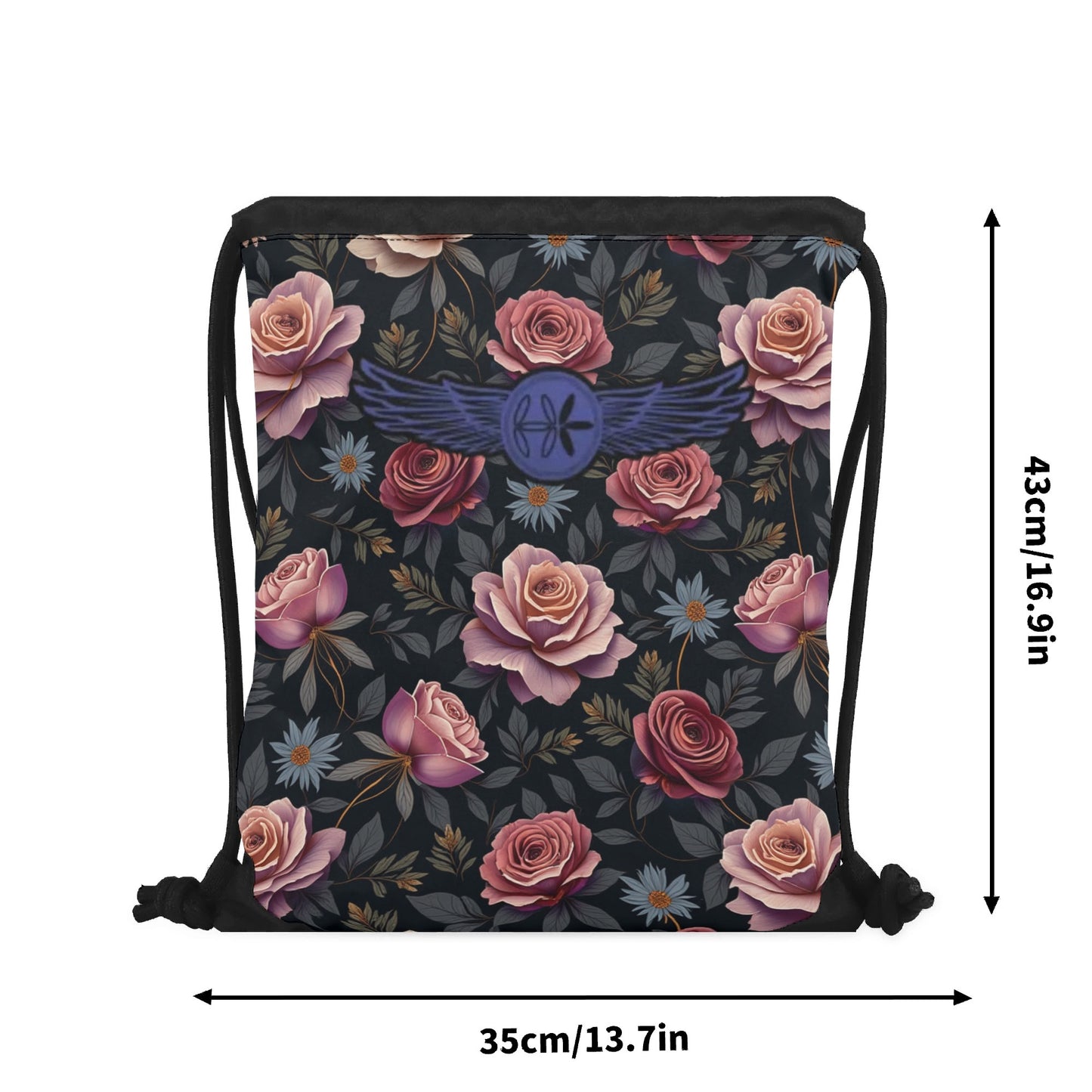Rose Garden Gym Bag by Highest Evolution