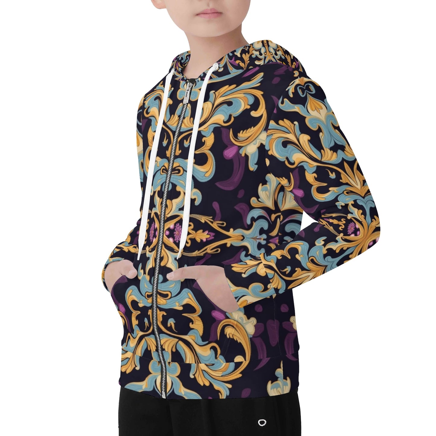 Childrens Aiden Zip Up Hoodie