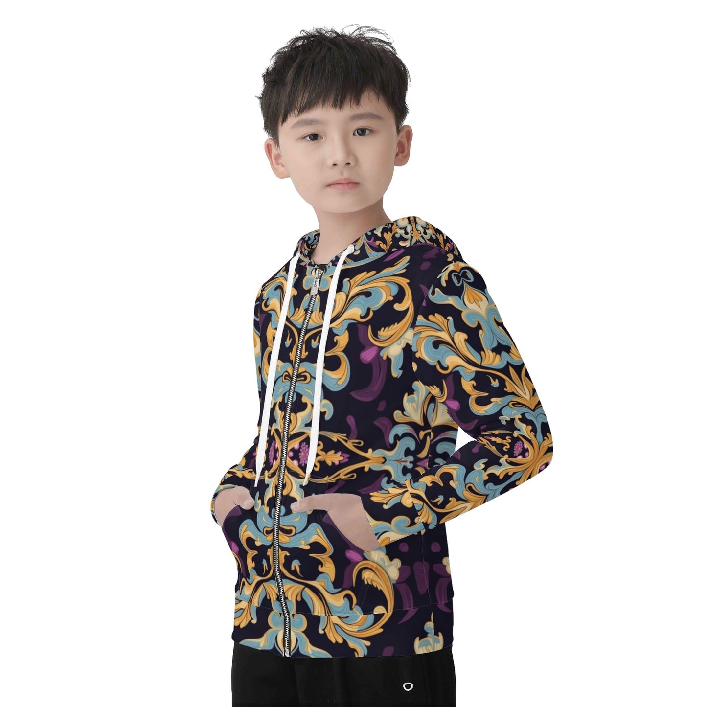 Childrens Aiden Zip Up Hoodie
