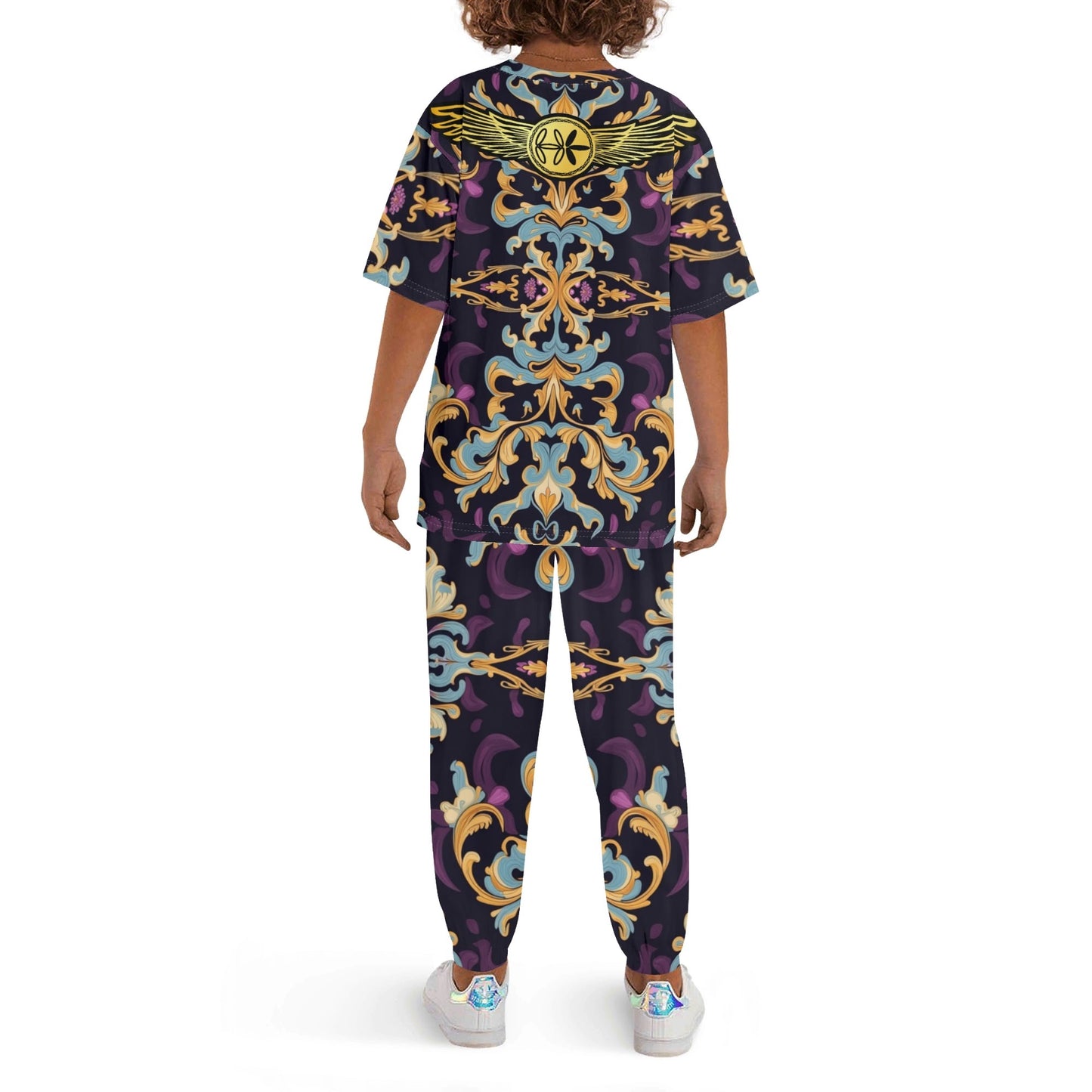 Childrens Aiden Sleepwear Short Sleeve Sleep Set by Highest Evolution