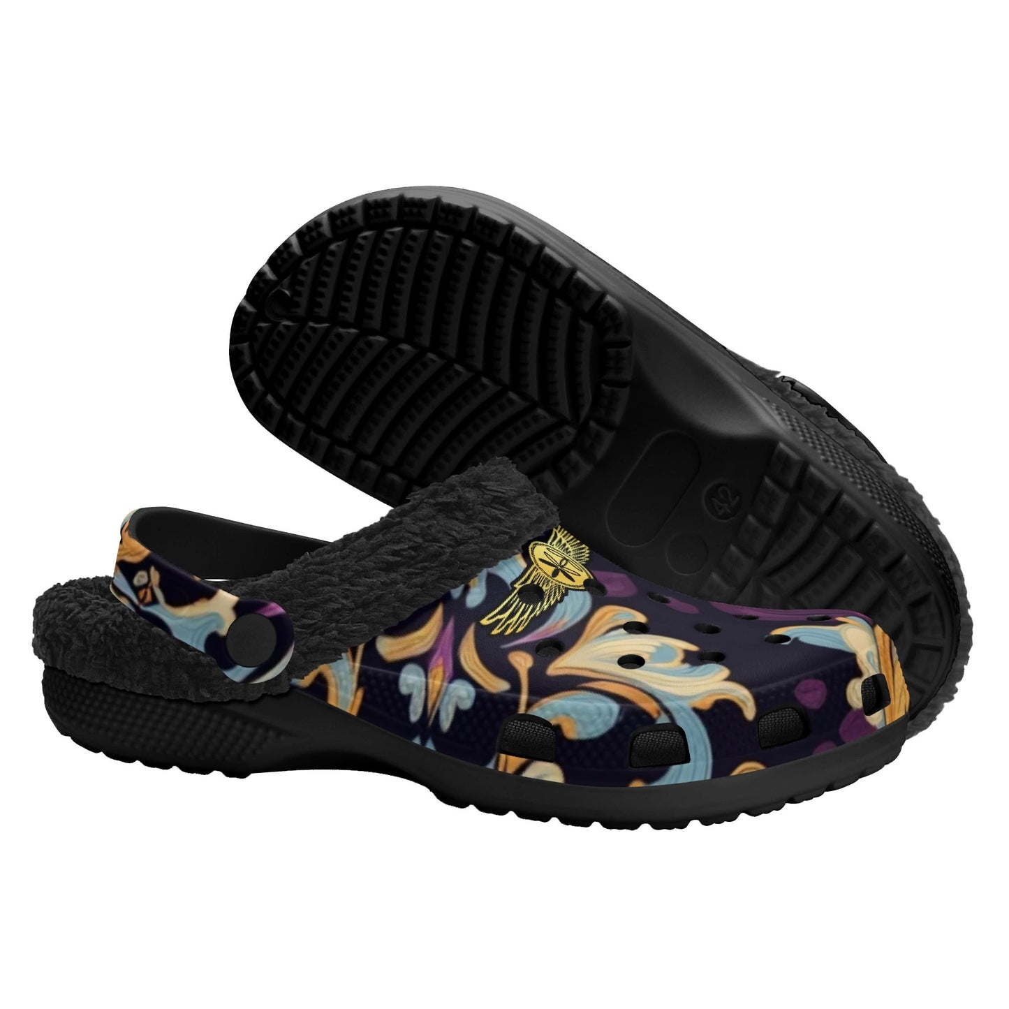 Adults Aiden Fur Lined Garden Slippers