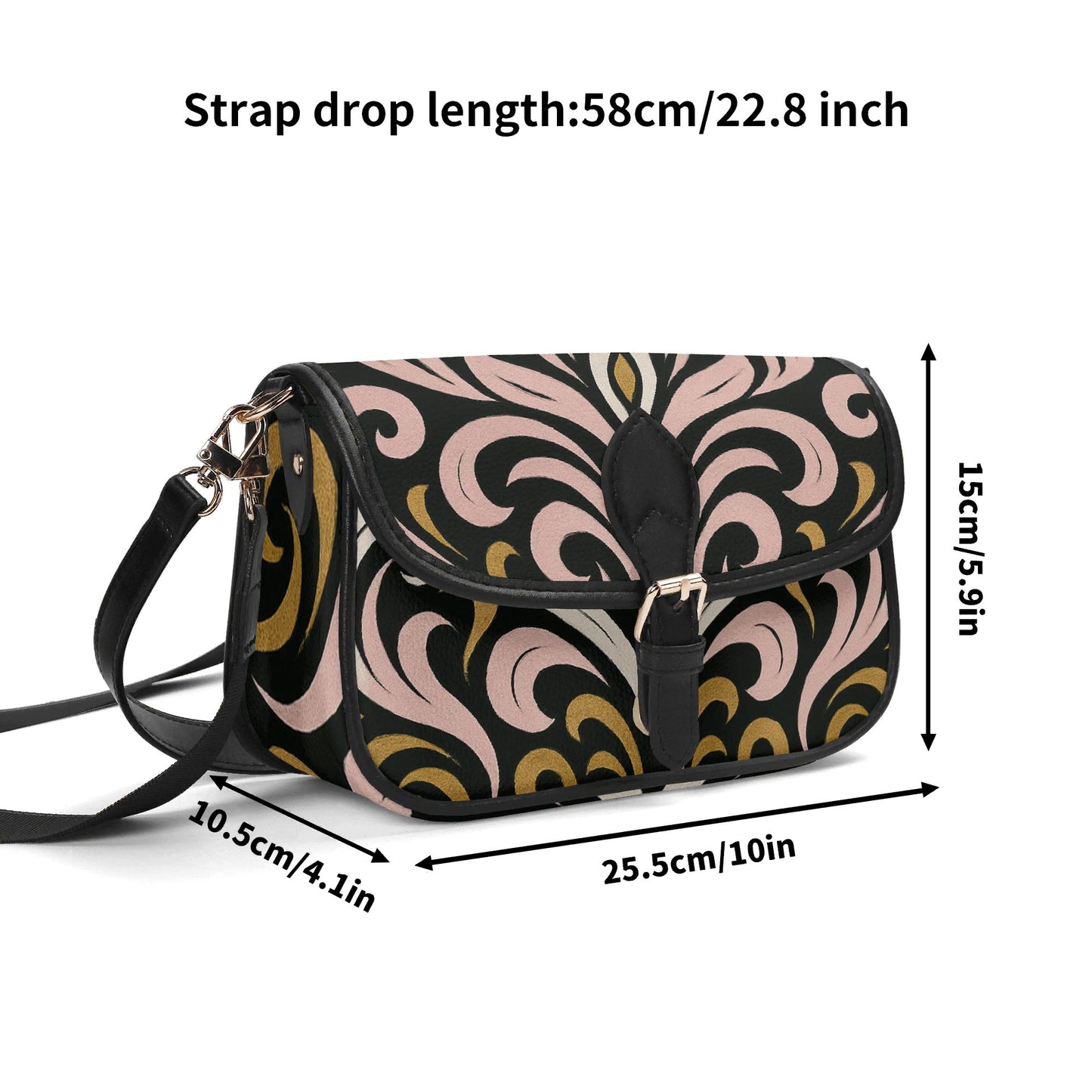 Womens Queens Aura Crossbody Square bag