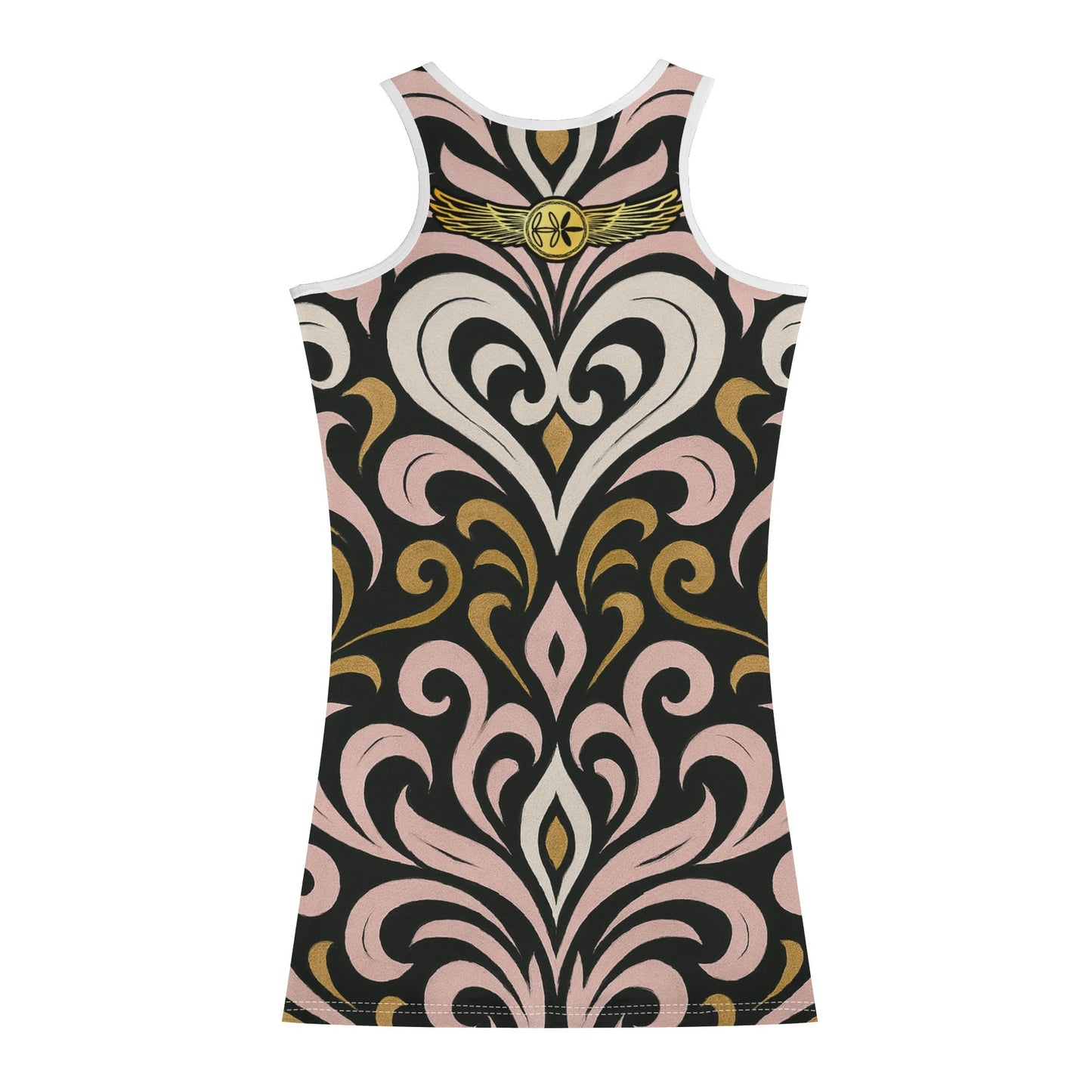 Womens Queen Aura Mini Slim Fitted Dress