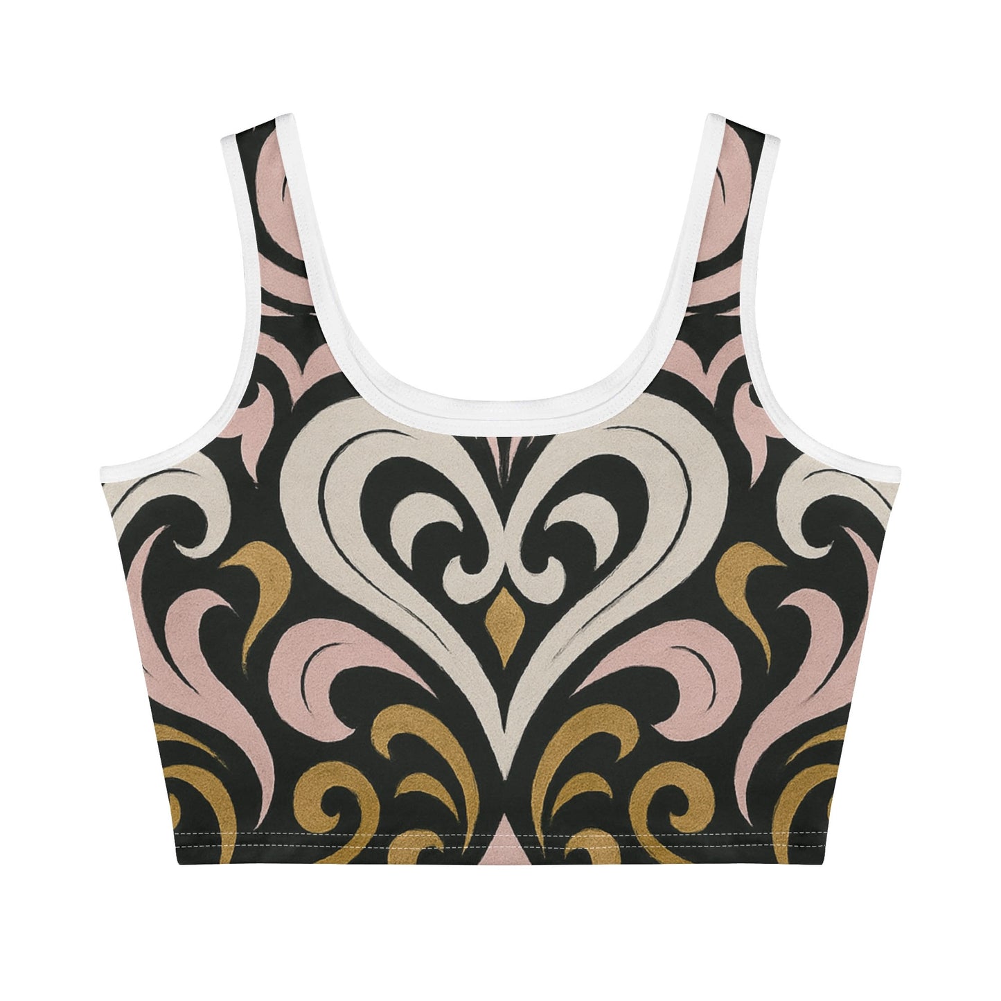Womens Queen Aura Crop Tank Top
