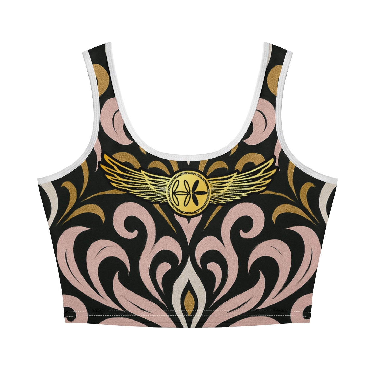 Womens Queen Aura Crop Tank Top