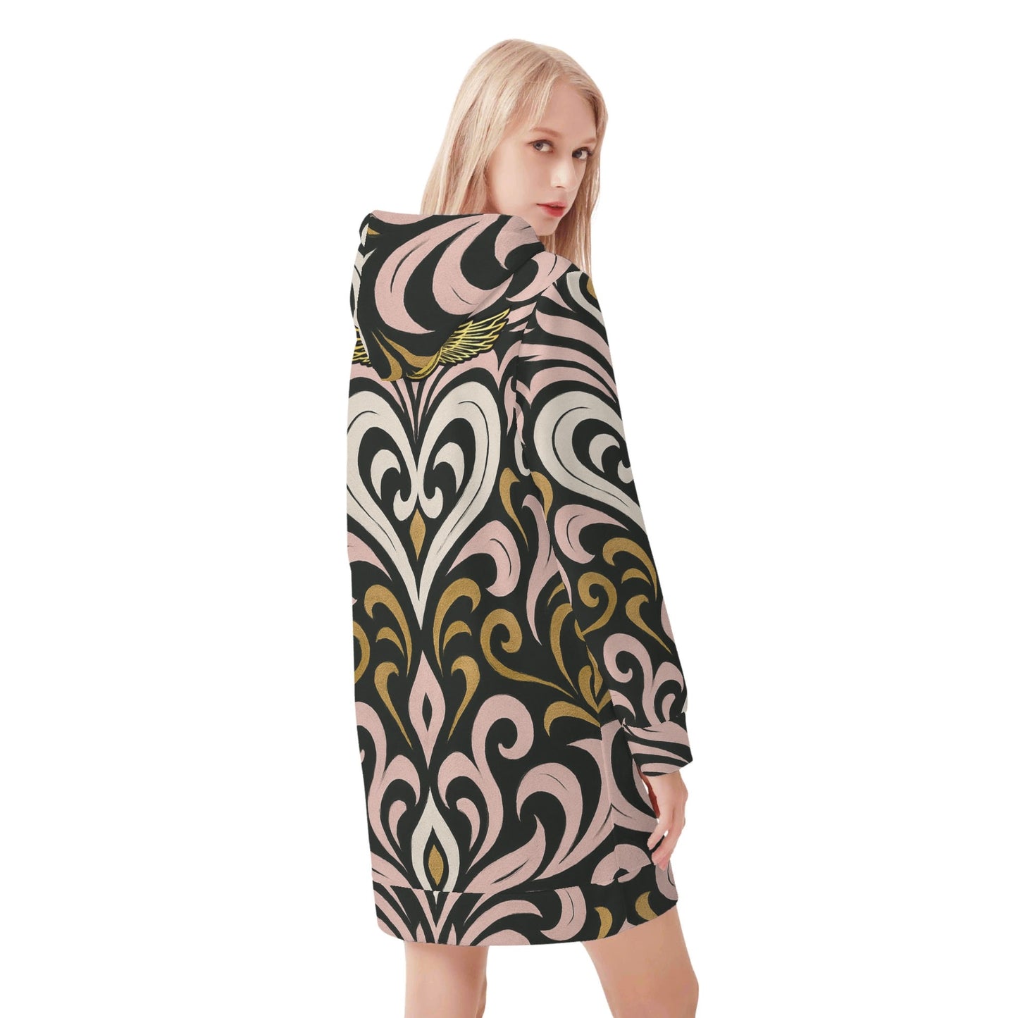 Womens Queen Aura Hoodie Dress
