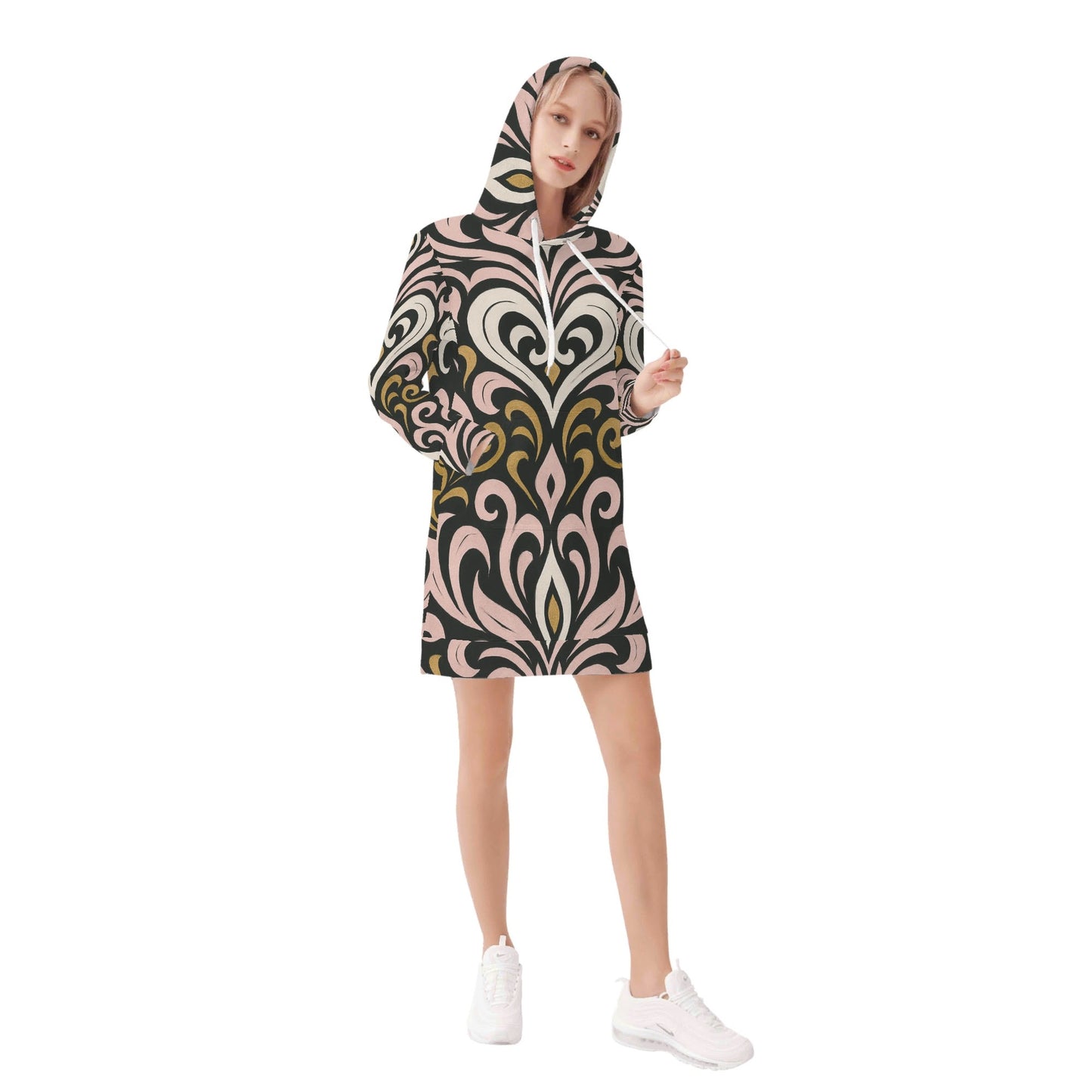 Womens Queen Aura Hoodie Dress