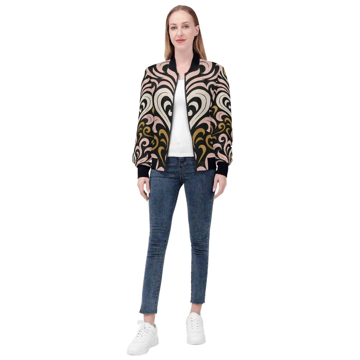 Womens Queen Aura Bomber Jacket