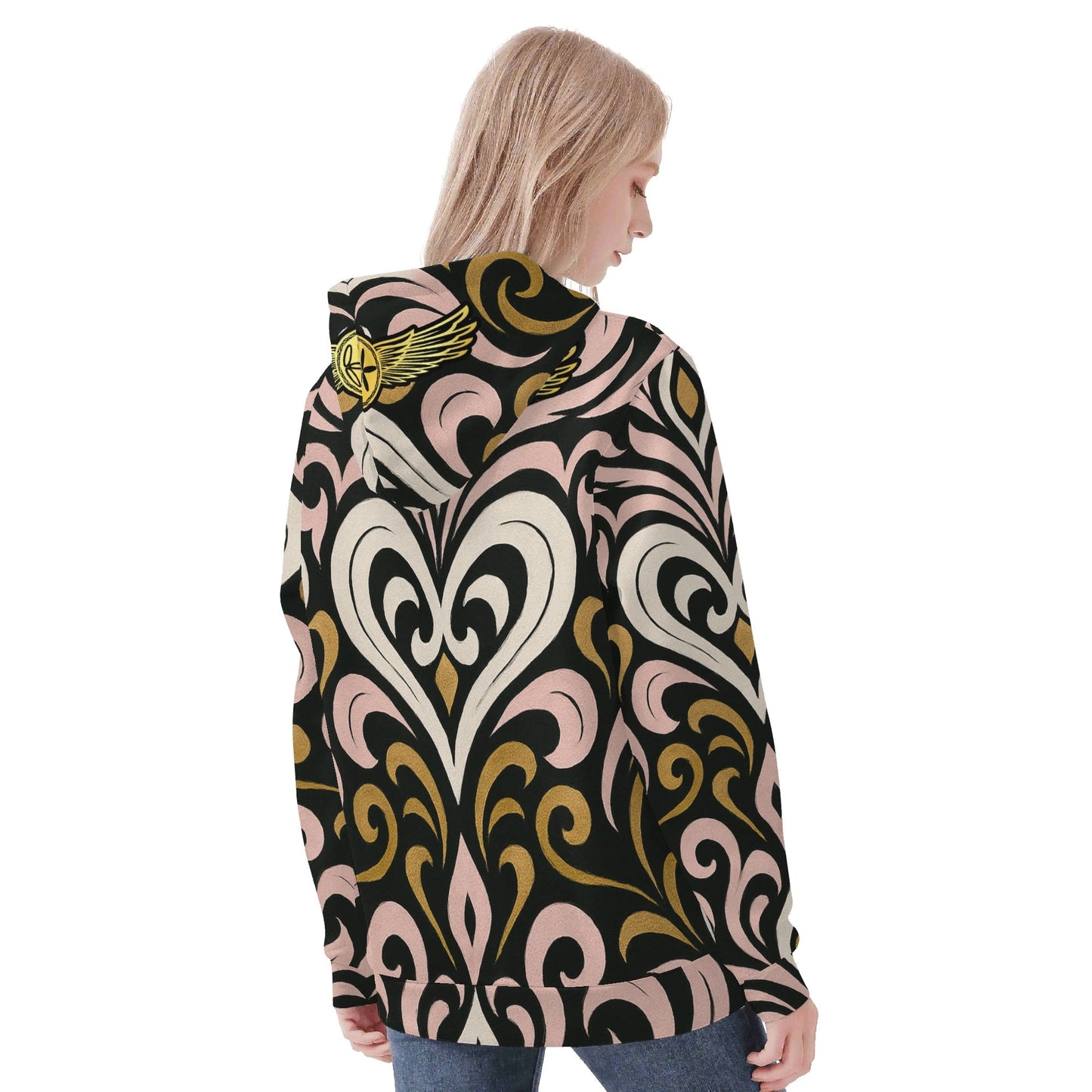 Womens Queen Aura Velvet Hoodie