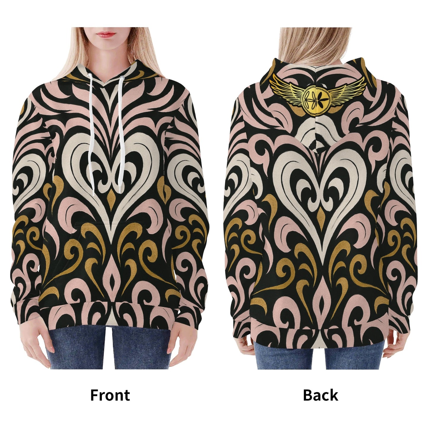 Womens Queen Aura Velvet Hoodie