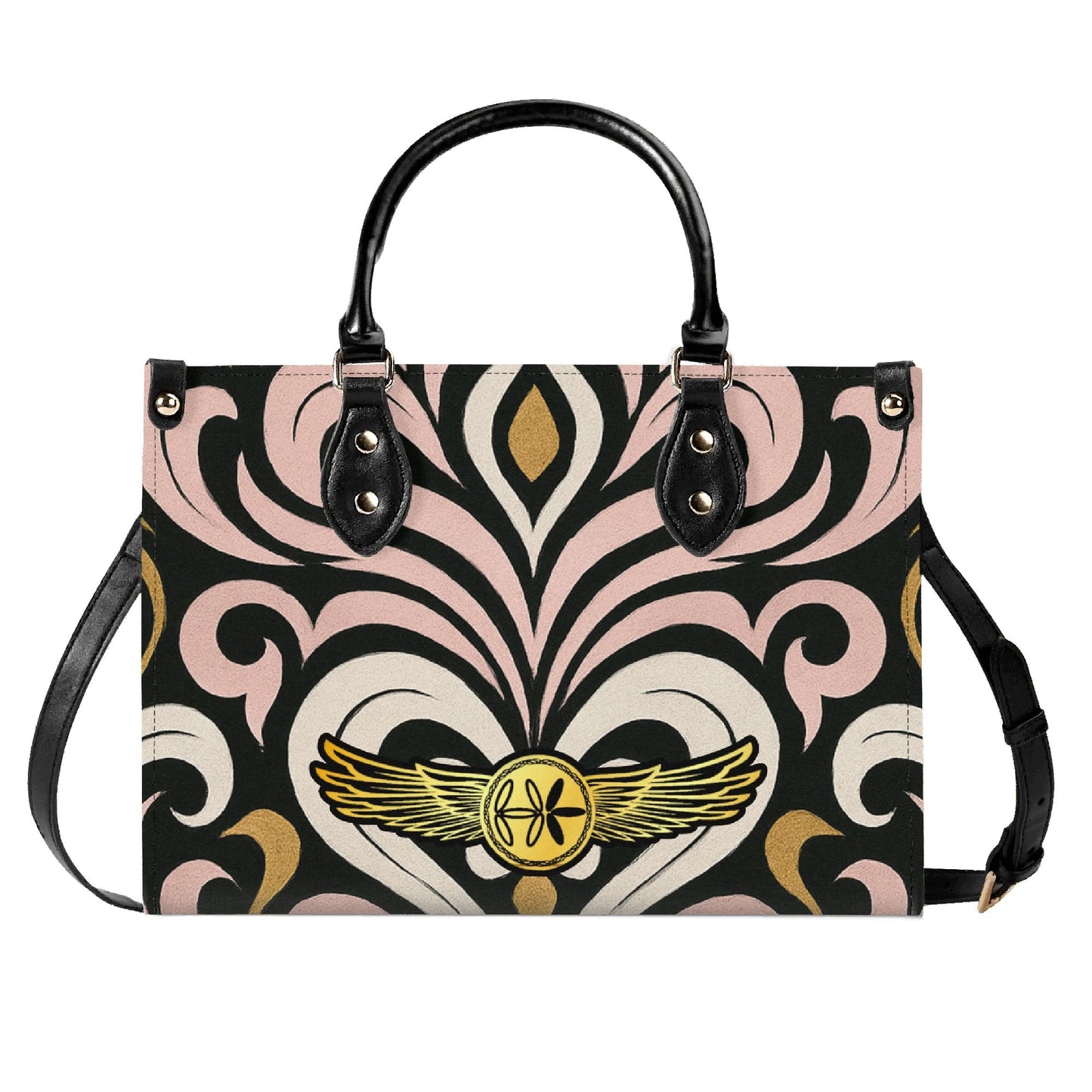 Queens Aura Leather Handbag