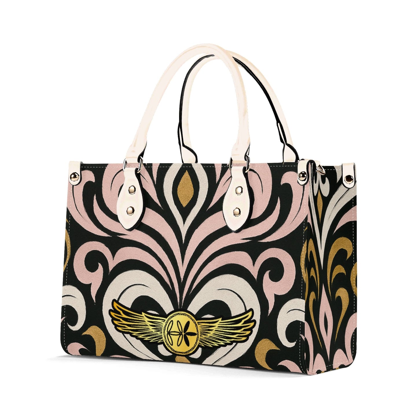 Queens Aura Leather Handbag