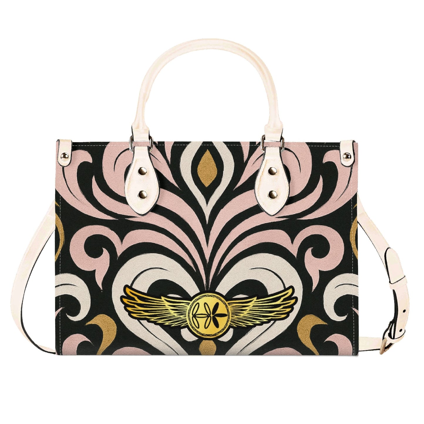 Queens Aura Leather Handbag