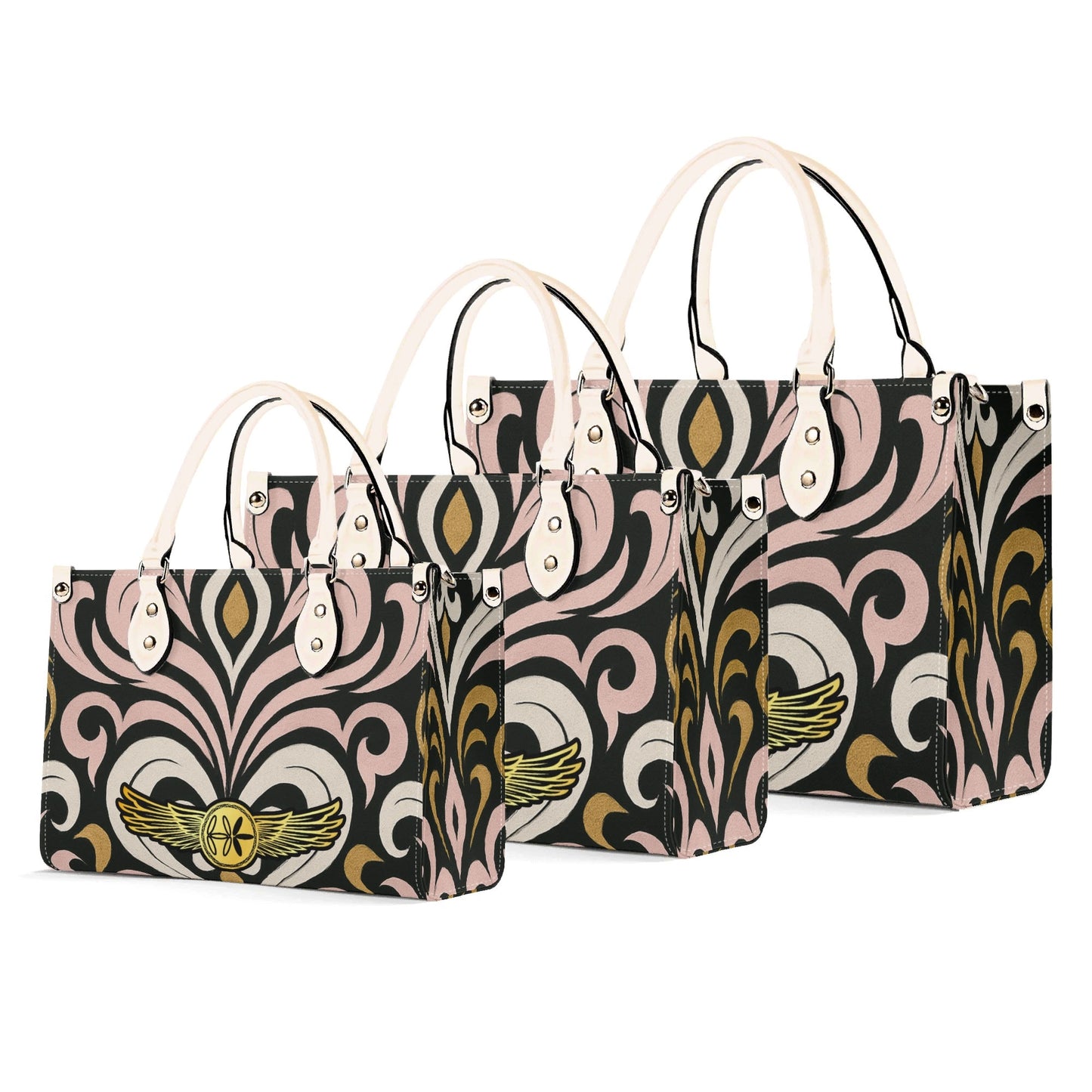 Queens Aura Leather Handbag
