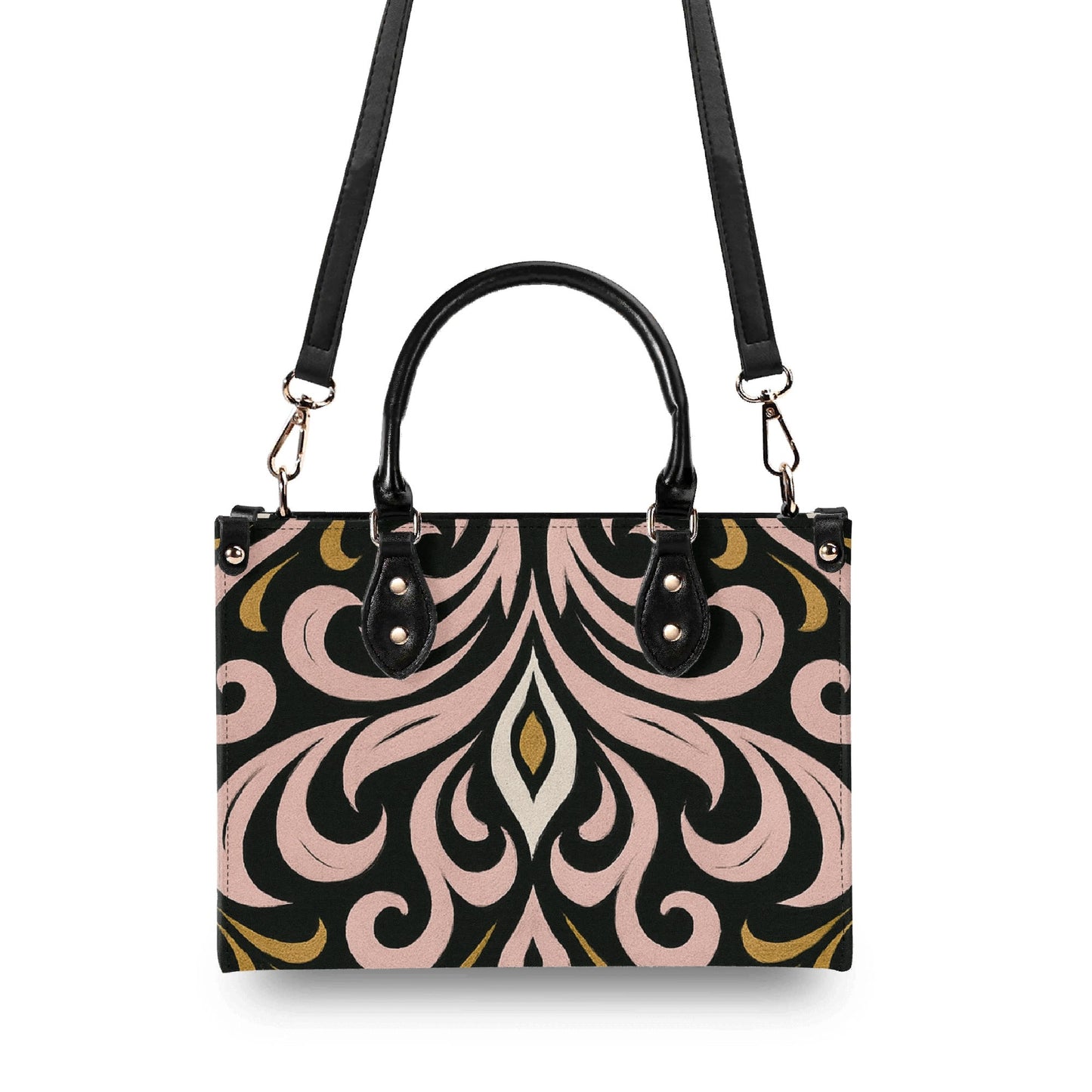 Queens Aura Leather Handbag