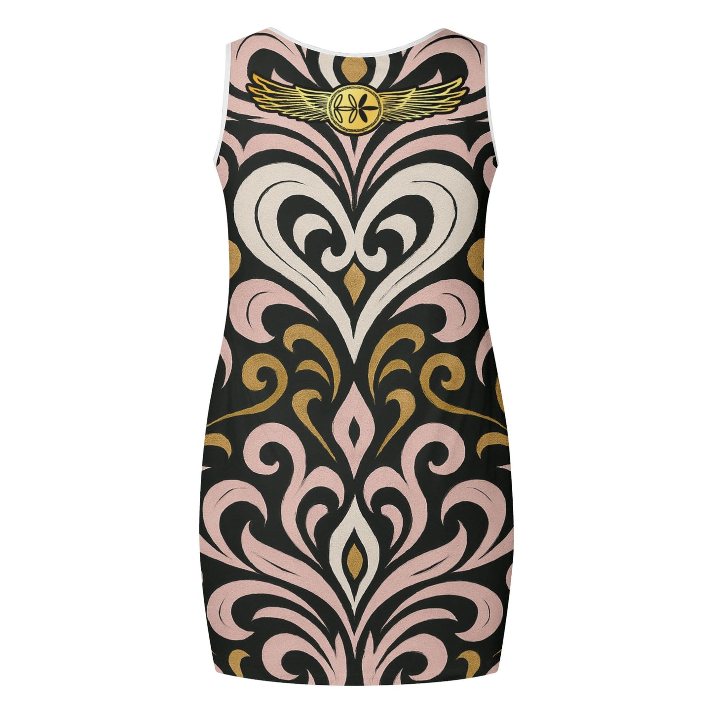 Womens Queens Aura Elegant Sleeveless Dress