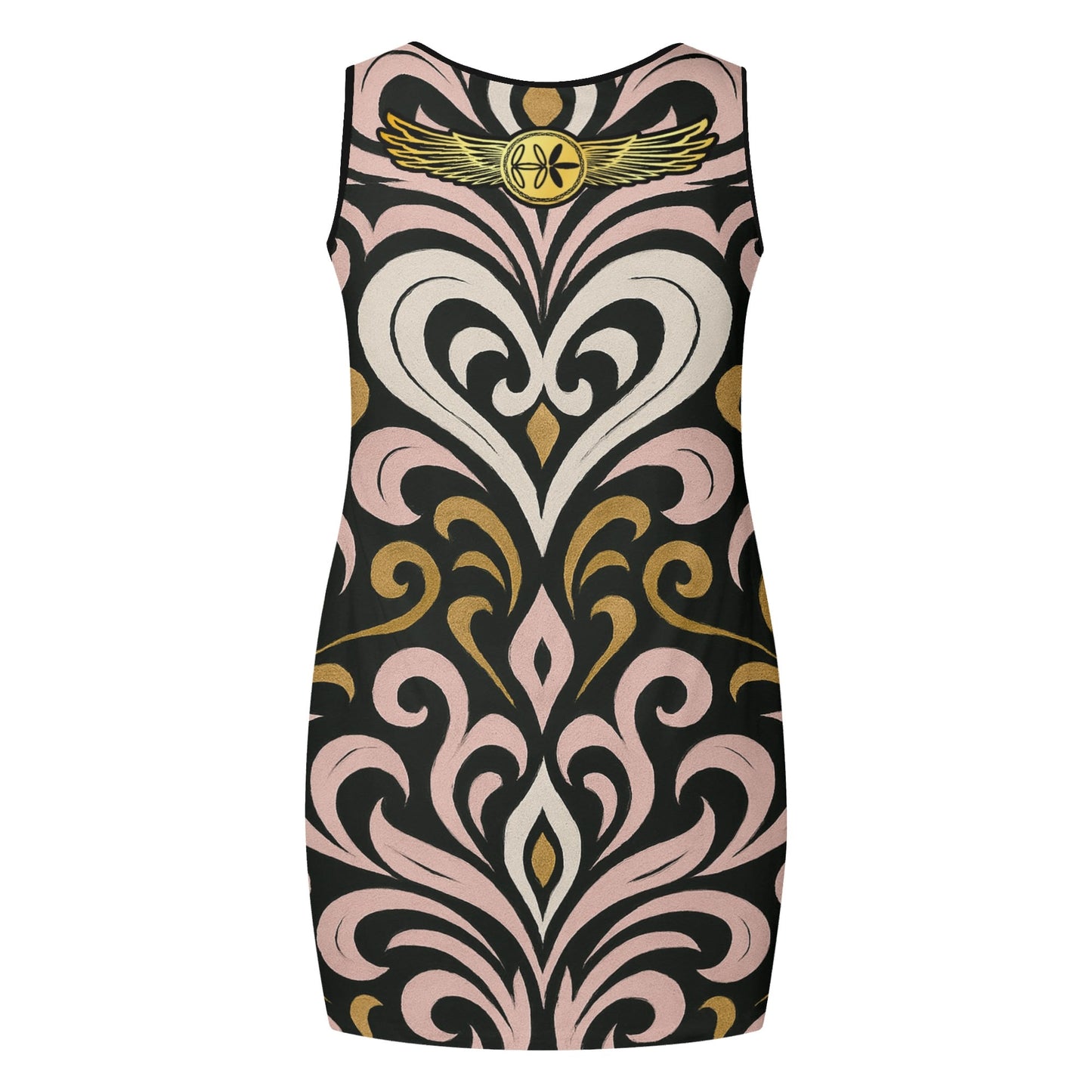 Womens Queens Aura Elegant Sleeveless Dress