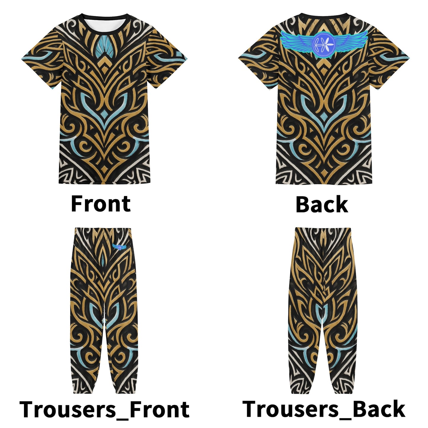 Royal Warrior Short Sleeve-shirt Sports Set