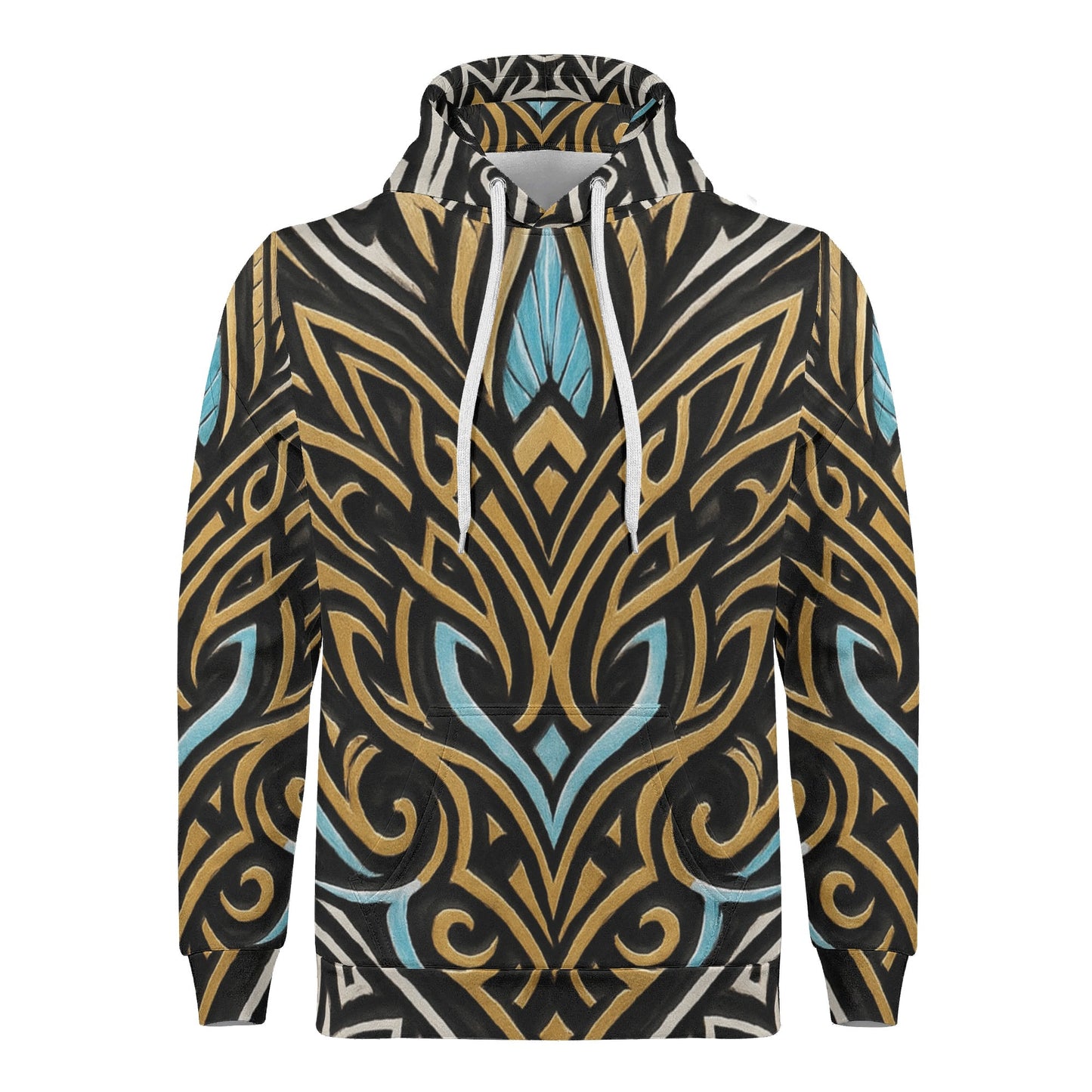 Mens Royal Warrior Velvet Hoodie