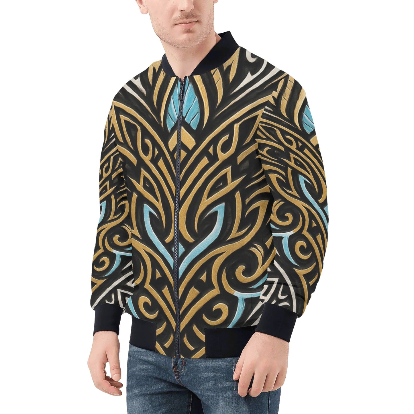Mens Royal Warrior Bomber Jacket