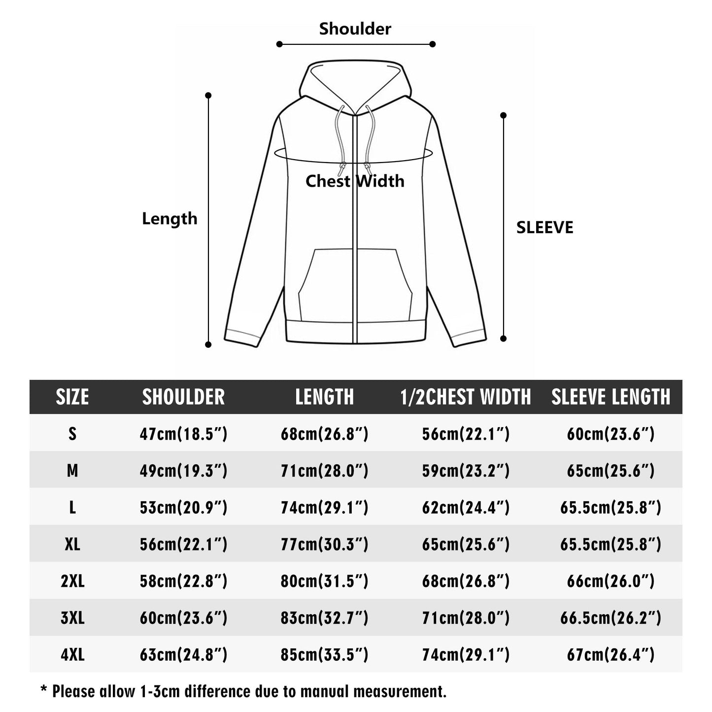 Hyrographics Zip Hoodie for men by Highest Evolution