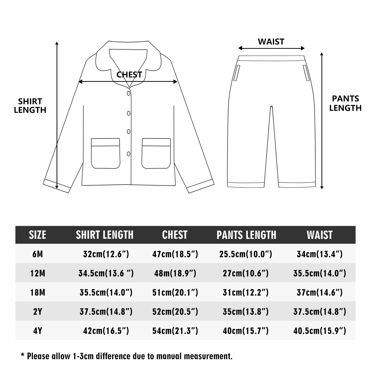 Baby Long Sleeve Aiden Pajama Set